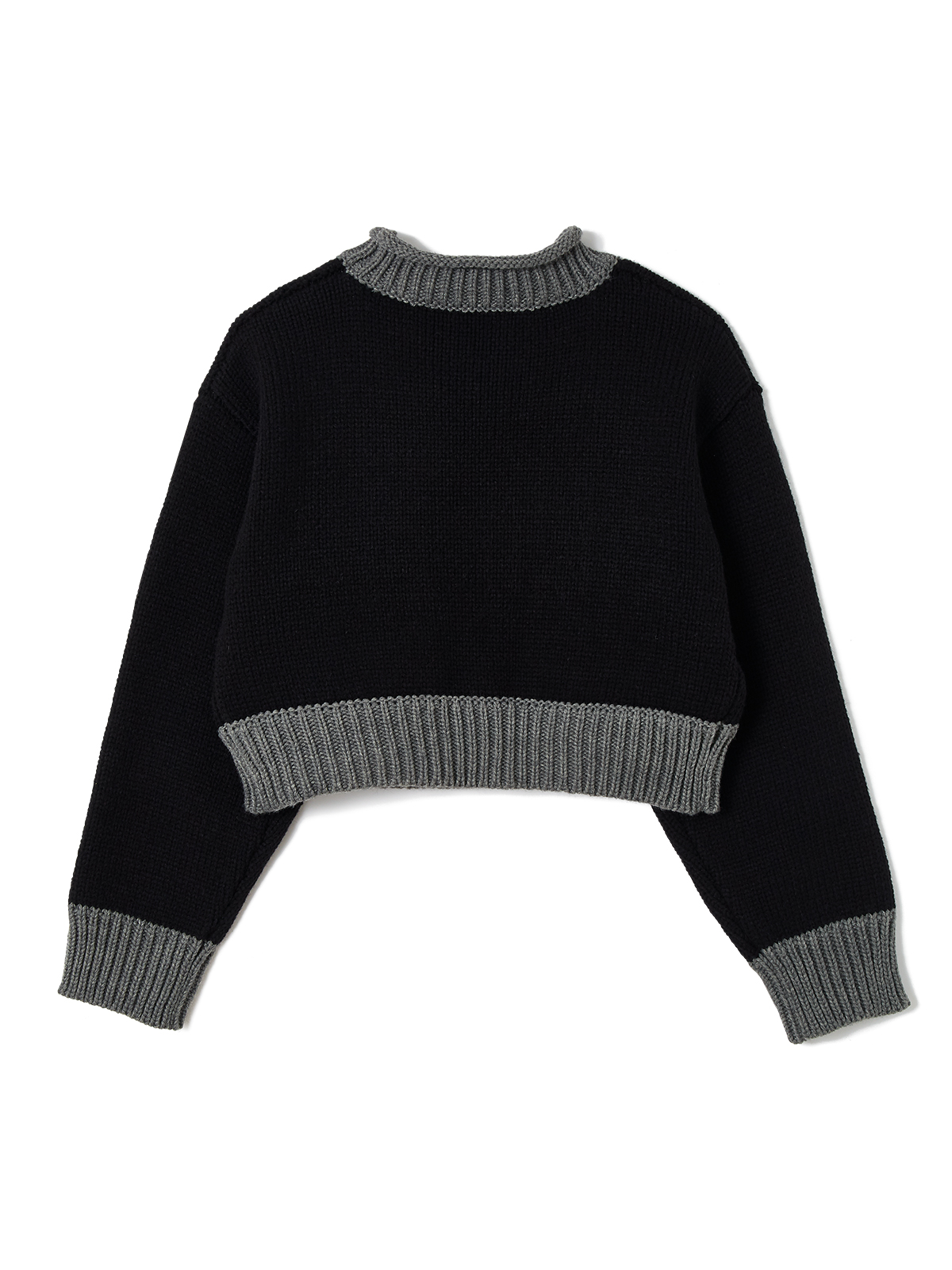 peace knit top w/ Tezzo Suzuki 詳細画像 black 2