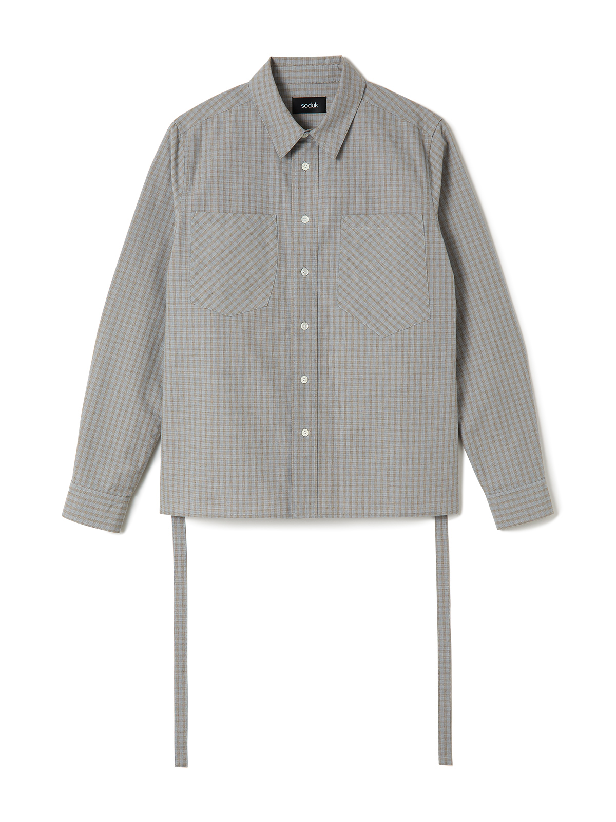 back tie shirt