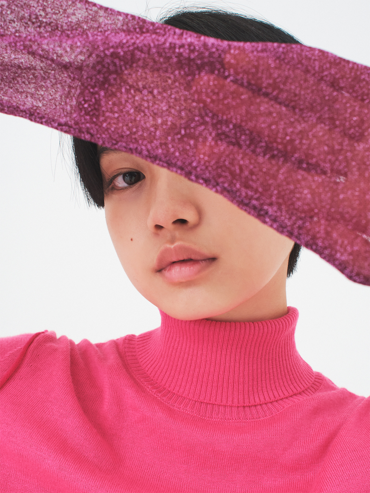 one long knit top 詳細画像 pink 5