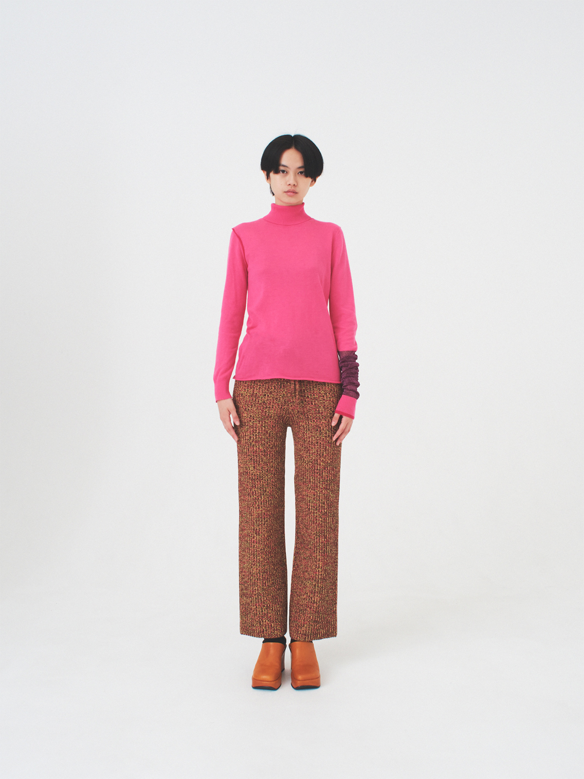 one long knit top 詳細画像 pink 6