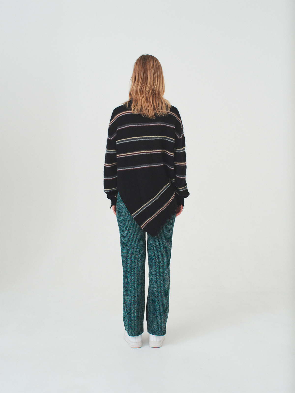 striped knit 詳細画像 black 2