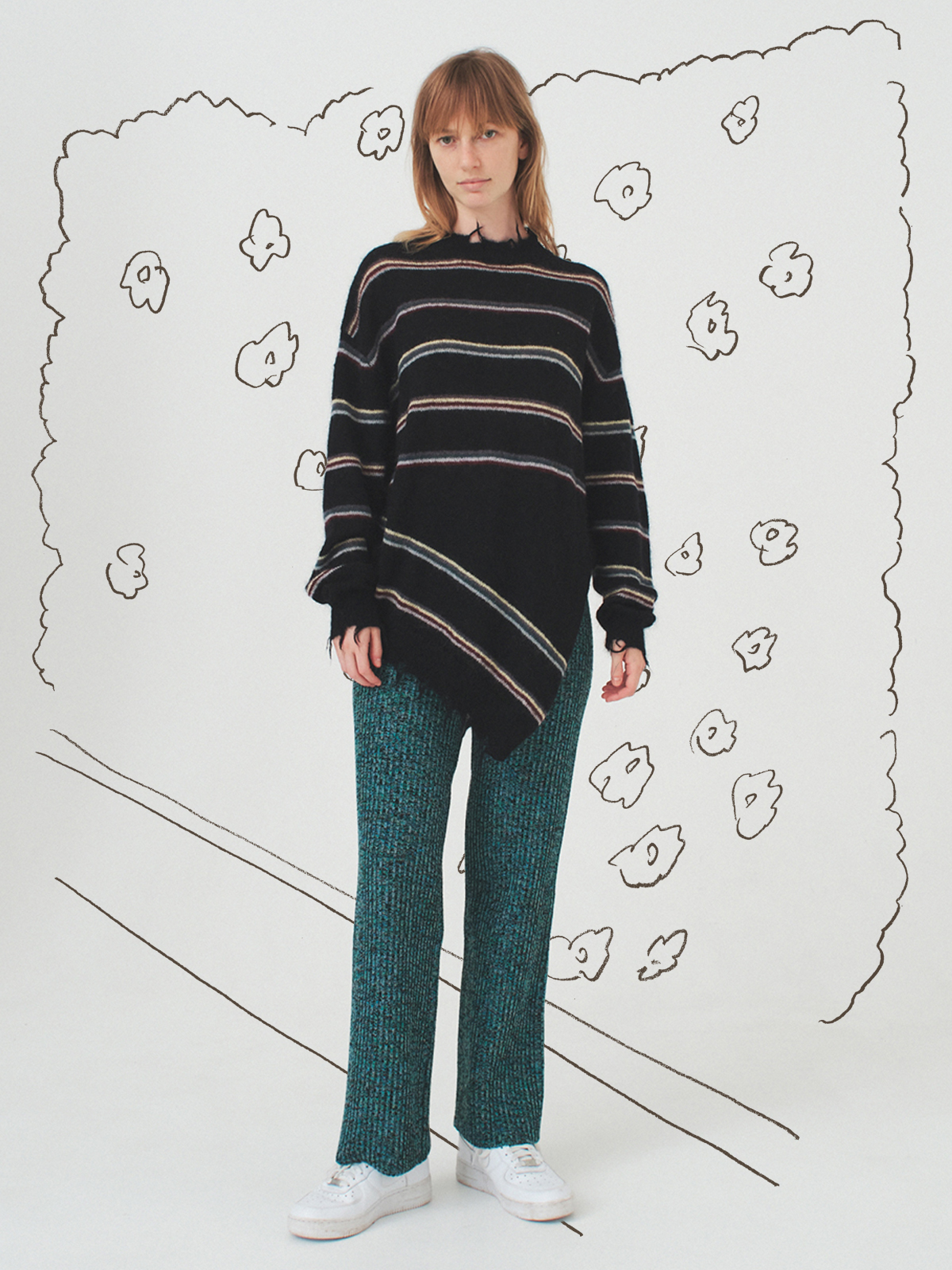 striped knit