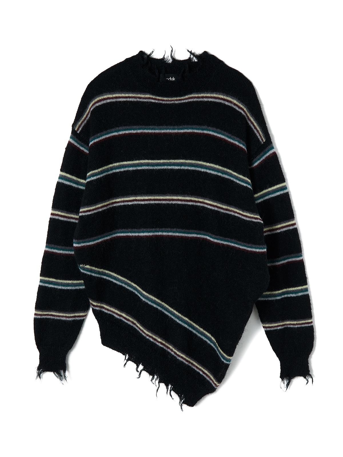 striped knit 詳細画像 black 1