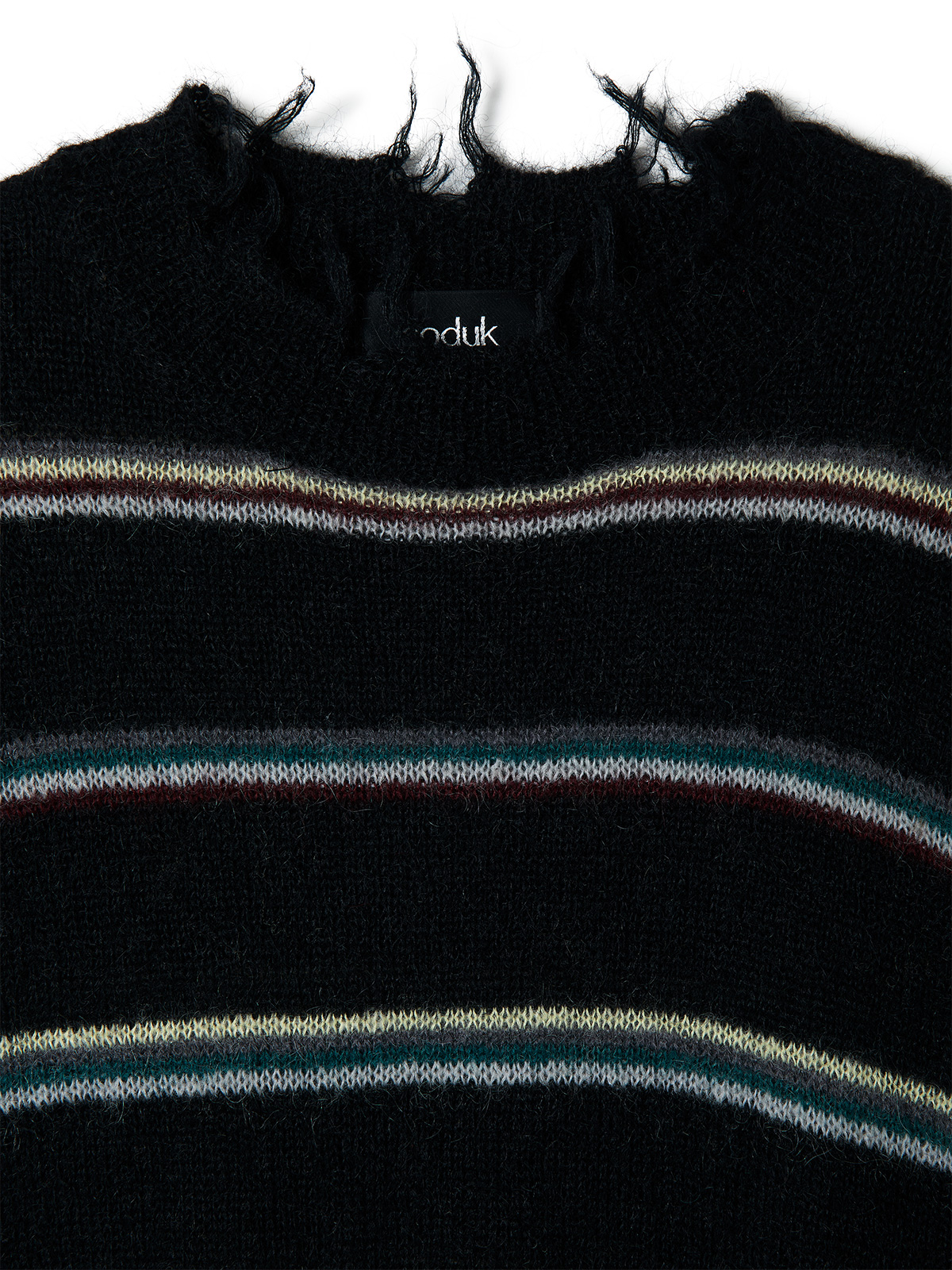 striped knit 詳細画像 black 3