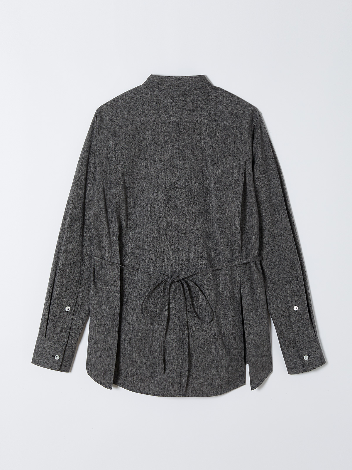 back open dress shirt 詳細画像 gray 4