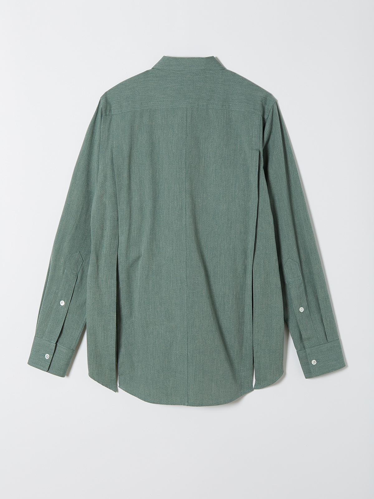 back open dress shirt 詳細画像 green 2