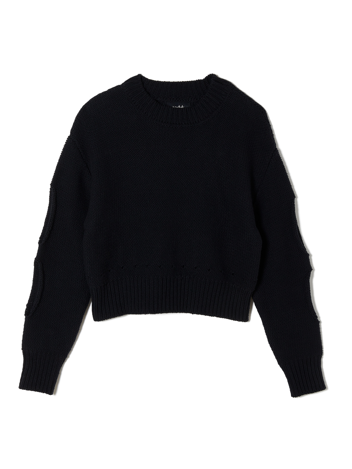 holes knit top