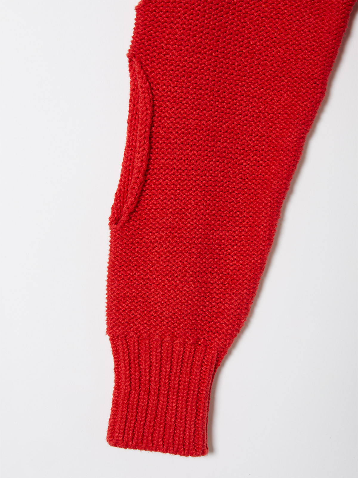 holes knit top 詳細画像 red 3
