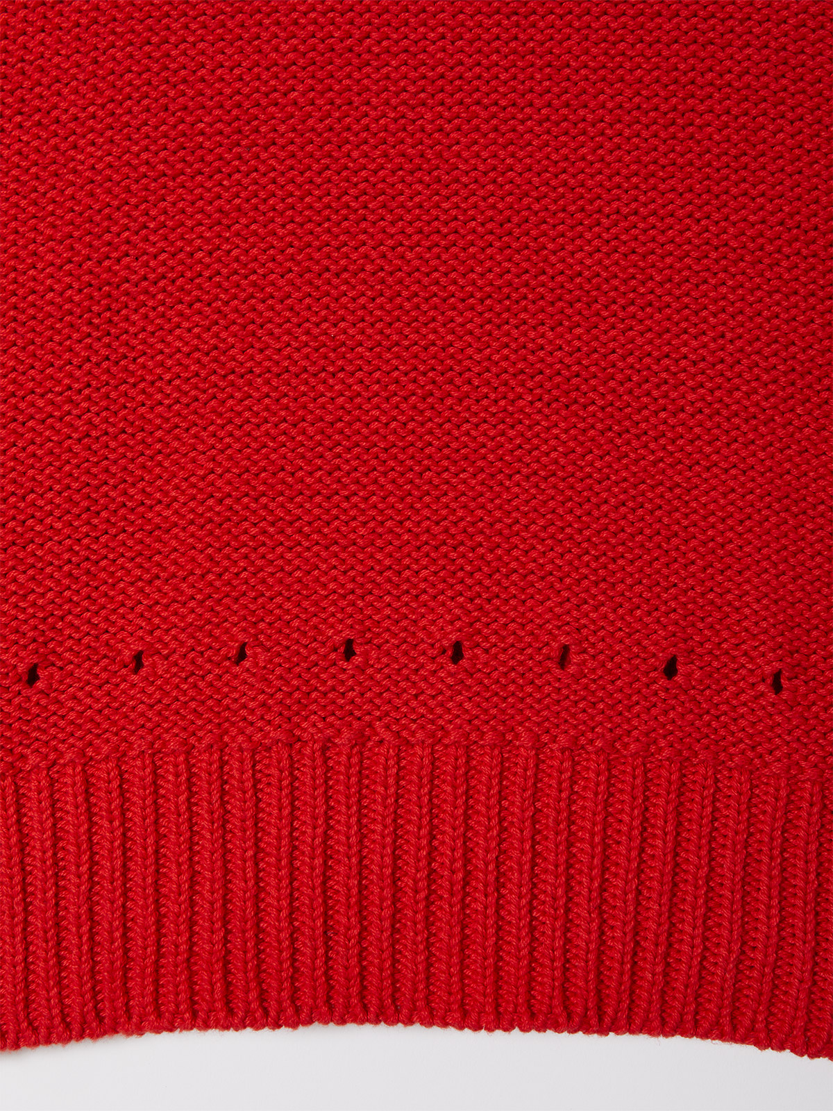 holes knit top 詳細画像 red 4