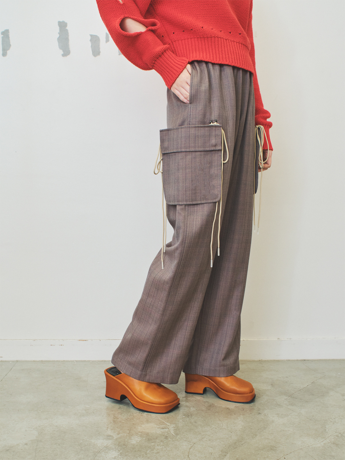 pockets easy trousers 詳細画像 mix 3