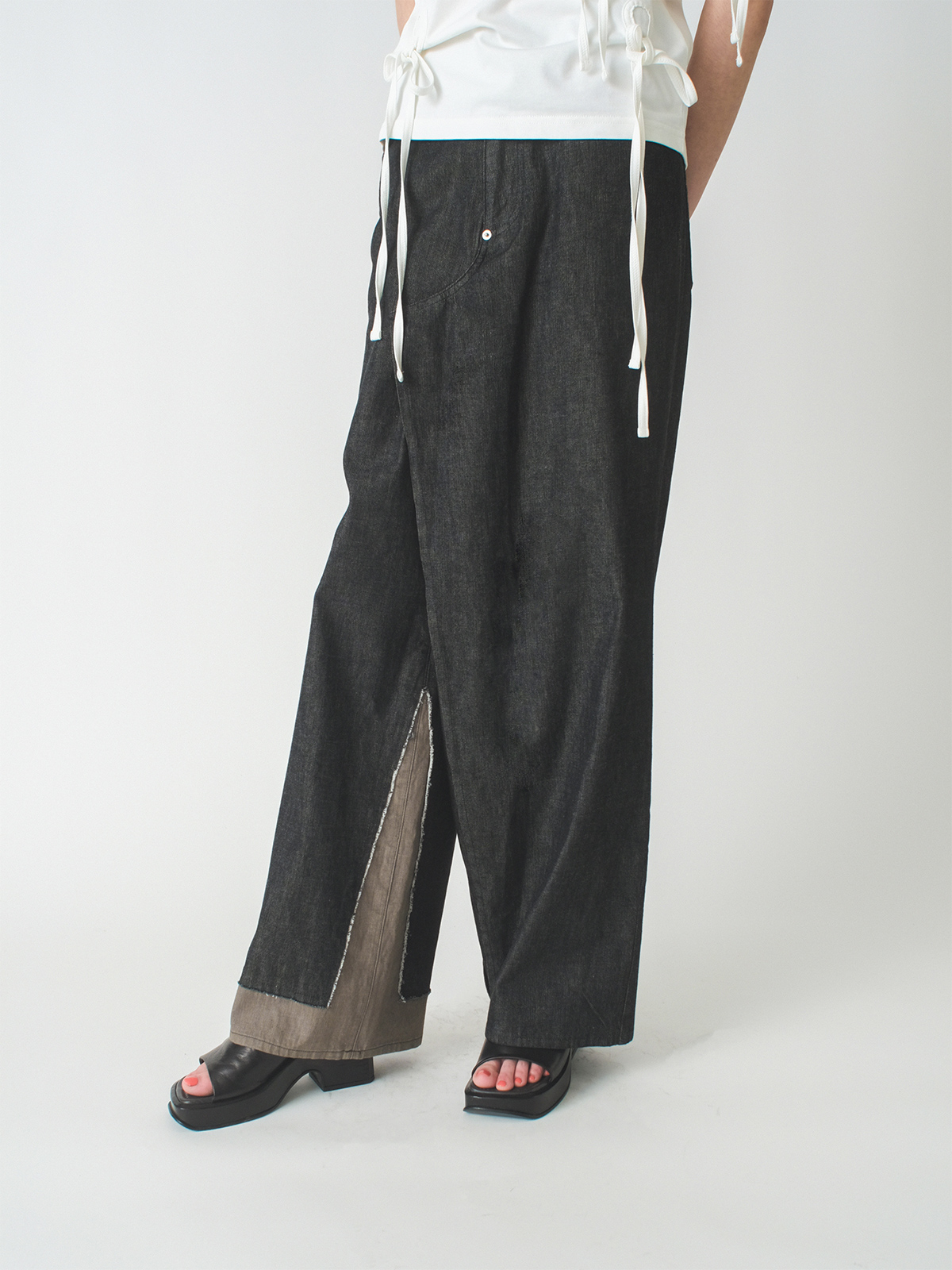 skirt? Trousers 詳細画像 black 2