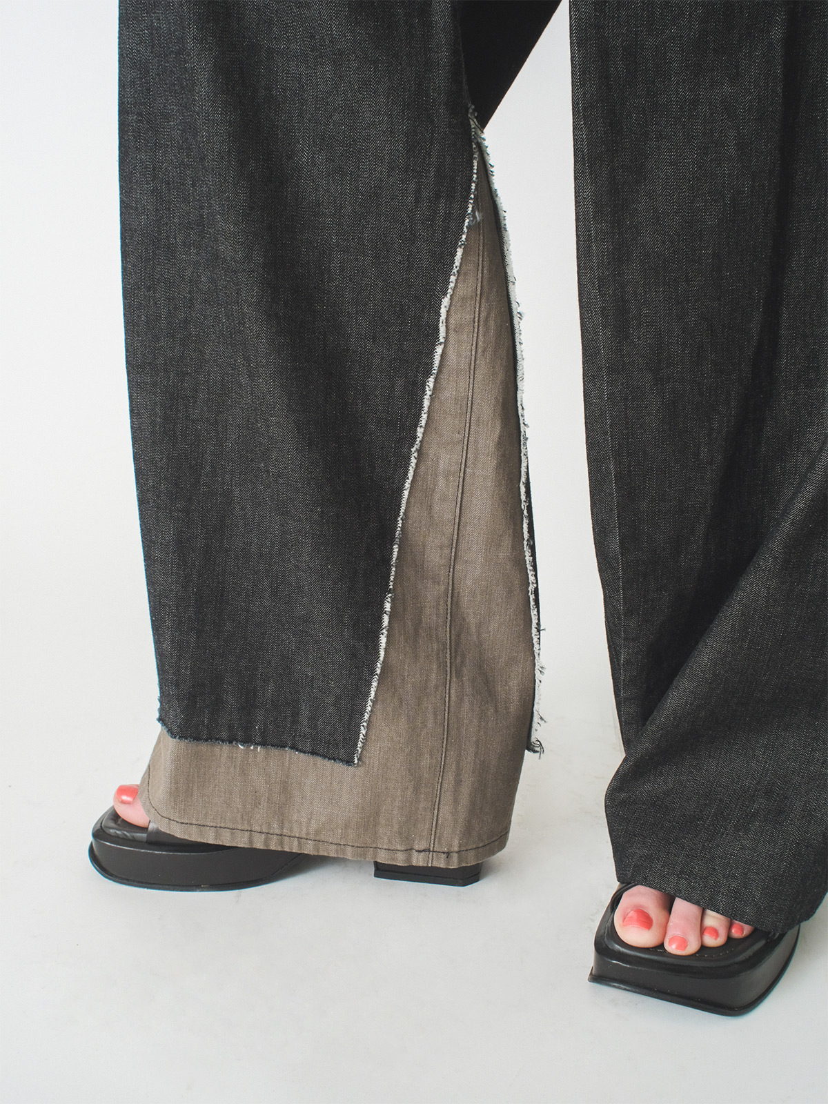 skirt? Trousers 詳細画像 black 7