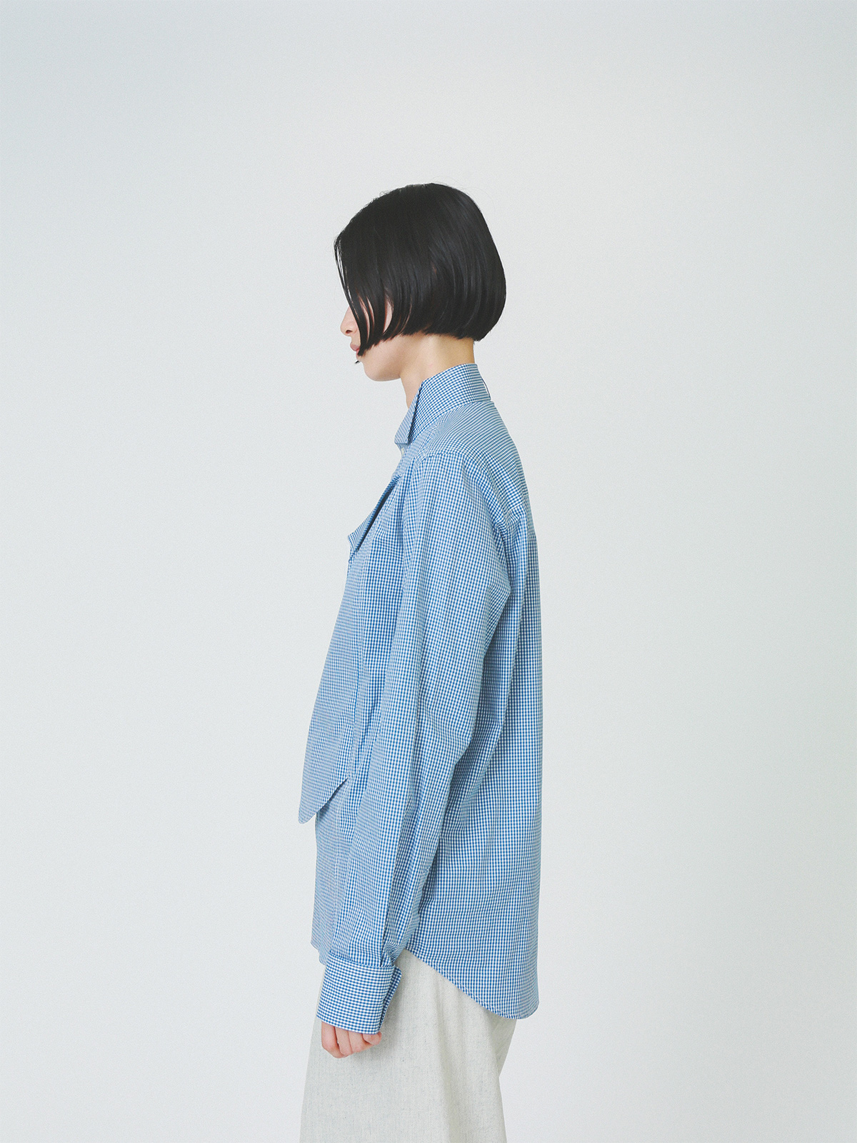 vintage dress shirt 詳細画像 blue 2