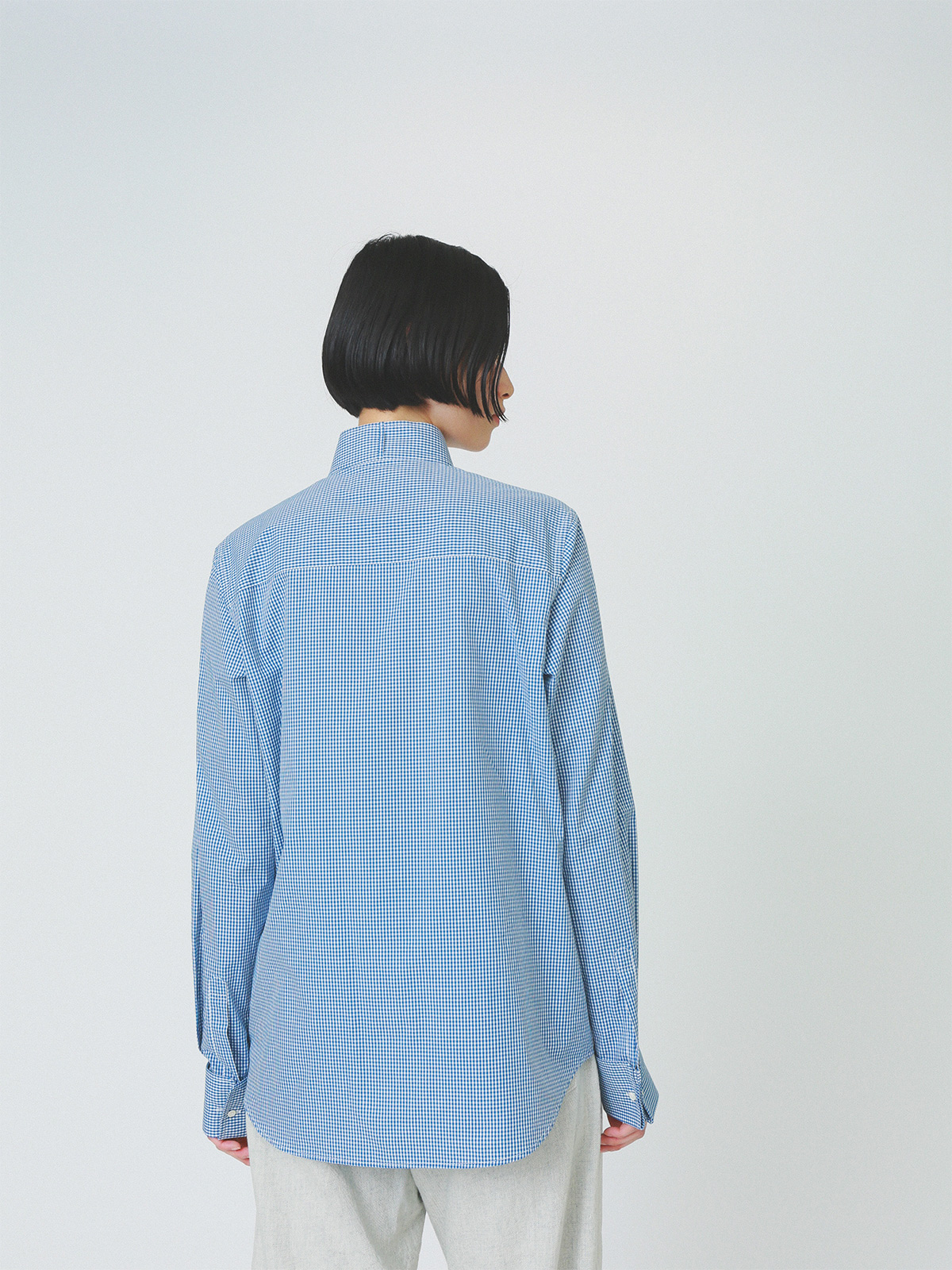 vintage dress shirt 詳細画像 blue 3