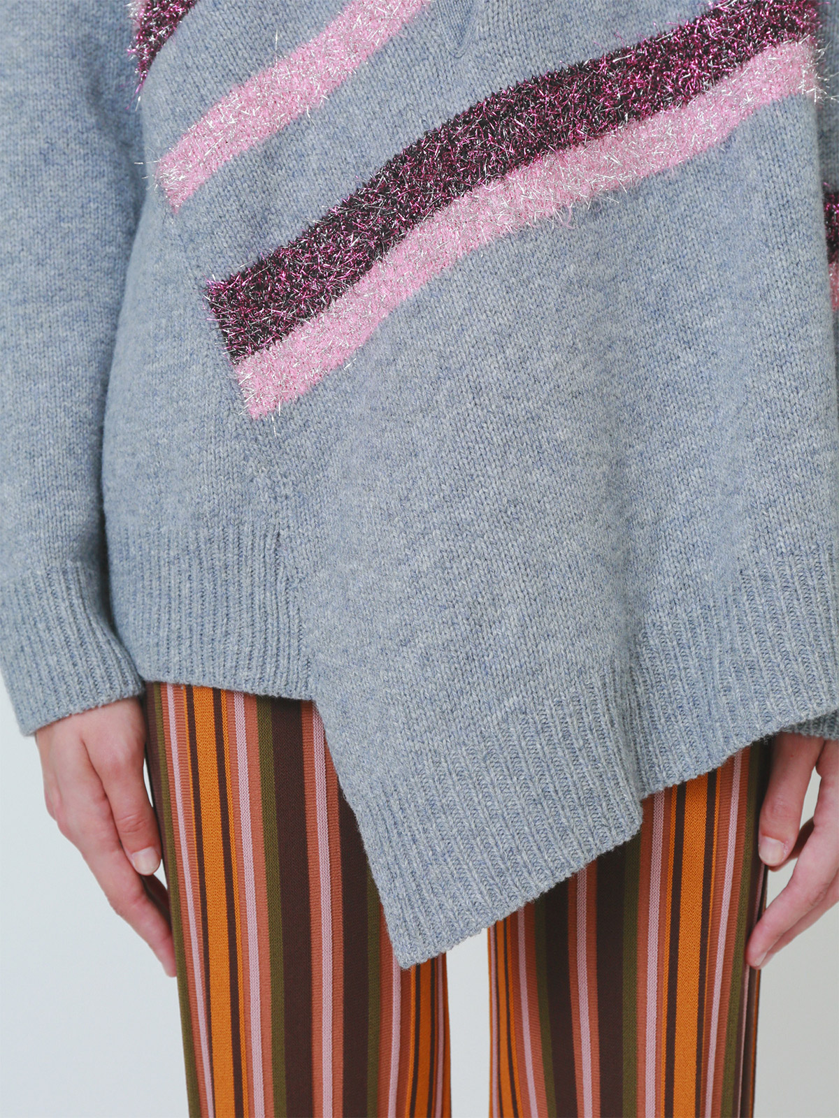 dazzling knit pullover 詳細画像 gray 11