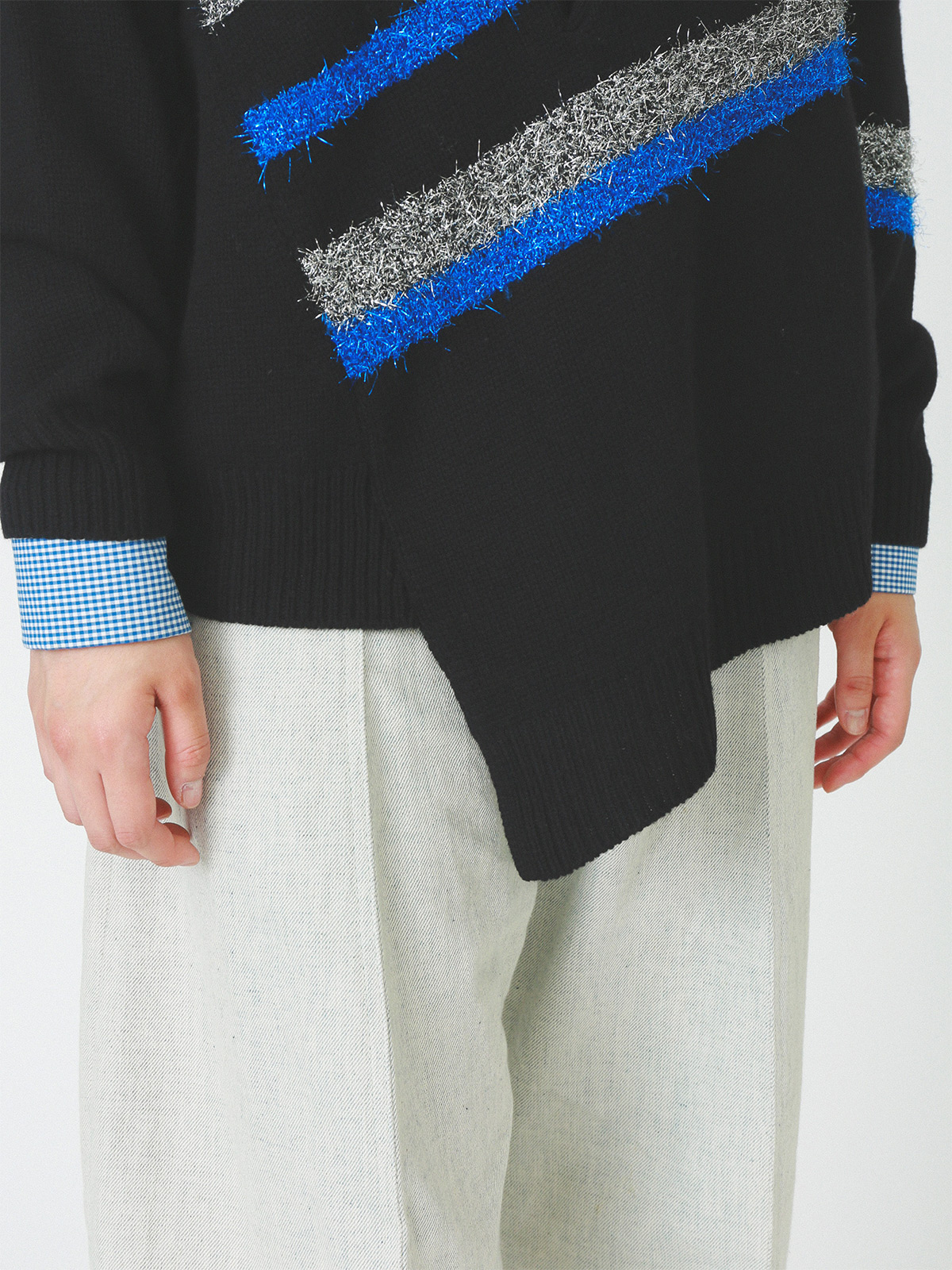 dazzling knit pullover 詳細画像 black 11