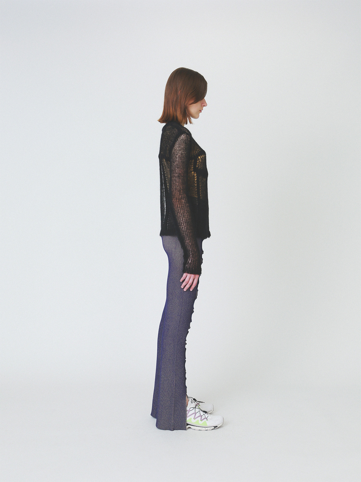 denim fluffy top 詳細画像 black 11