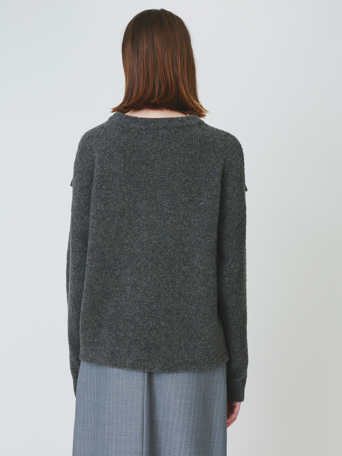 painter's hat knit top 詳細画像 gray 3