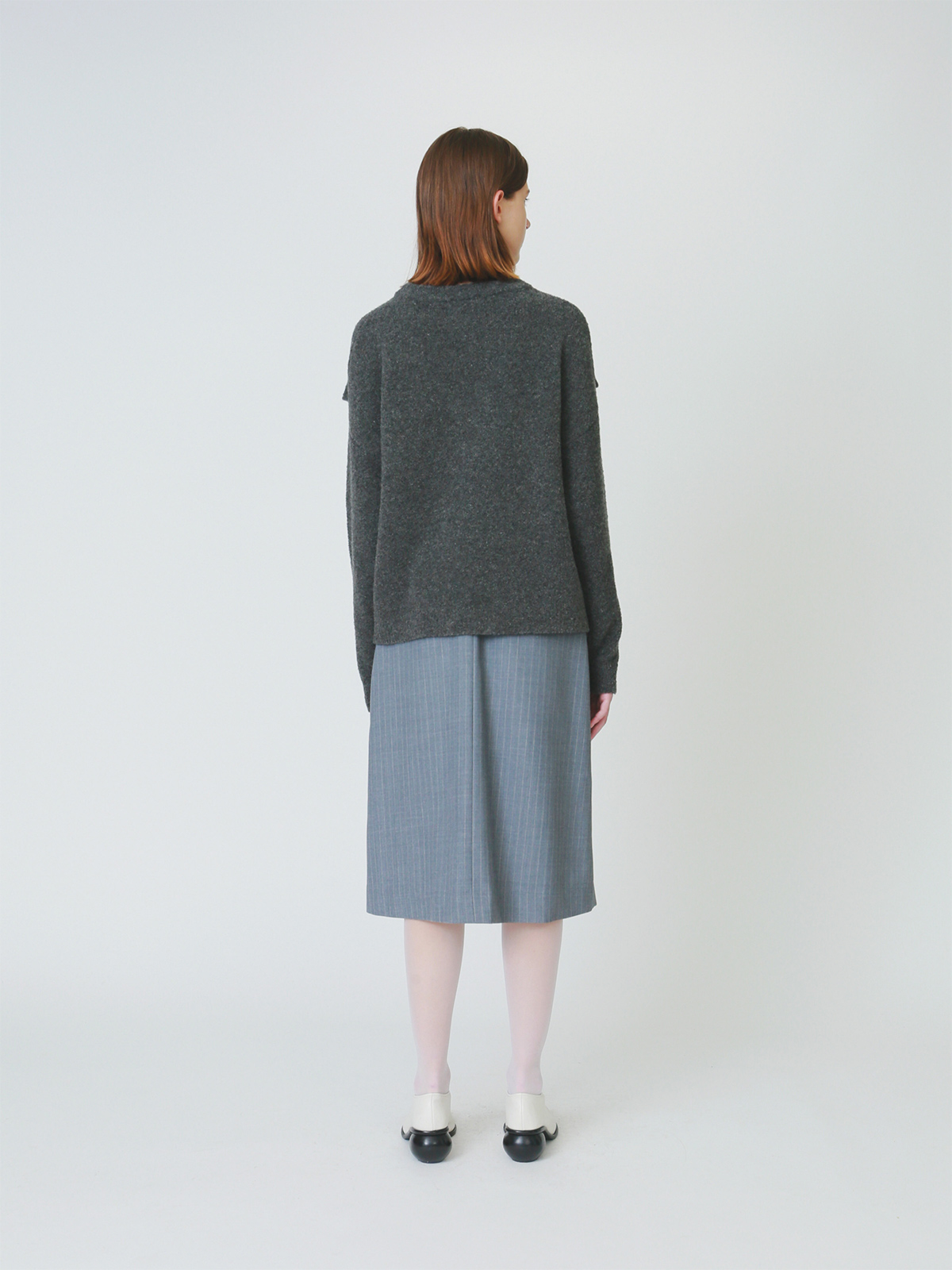 painter's hat knit top 詳細画像 gray 7