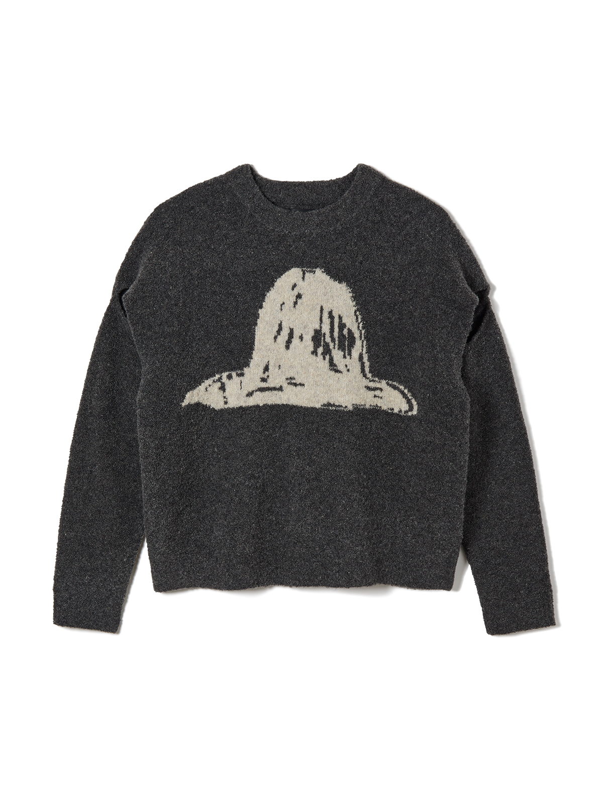 painter's hat knit top 詳細画像 gray 1