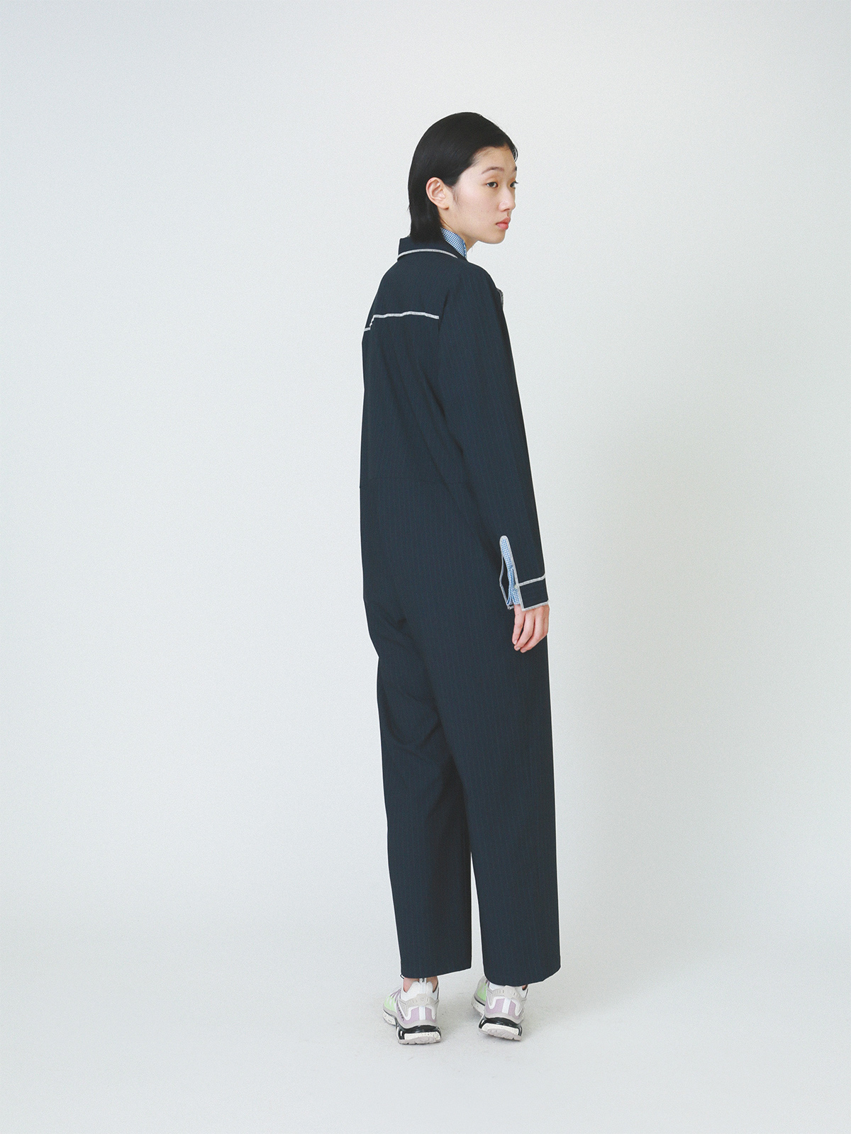 circle pocket jumpsuit 詳細画像 navy 4