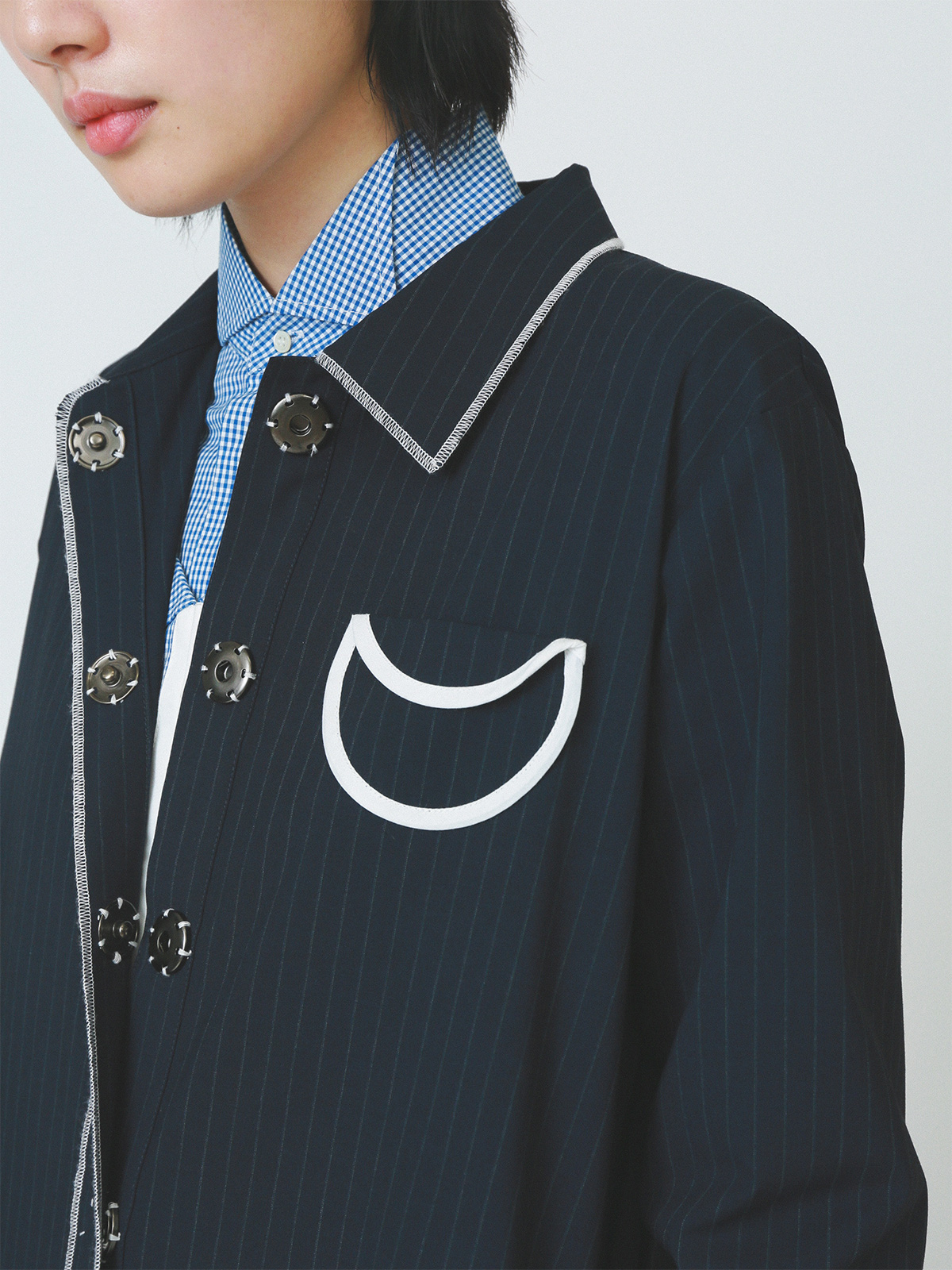 circle pocket jumpsuit 詳細画像 navy 6