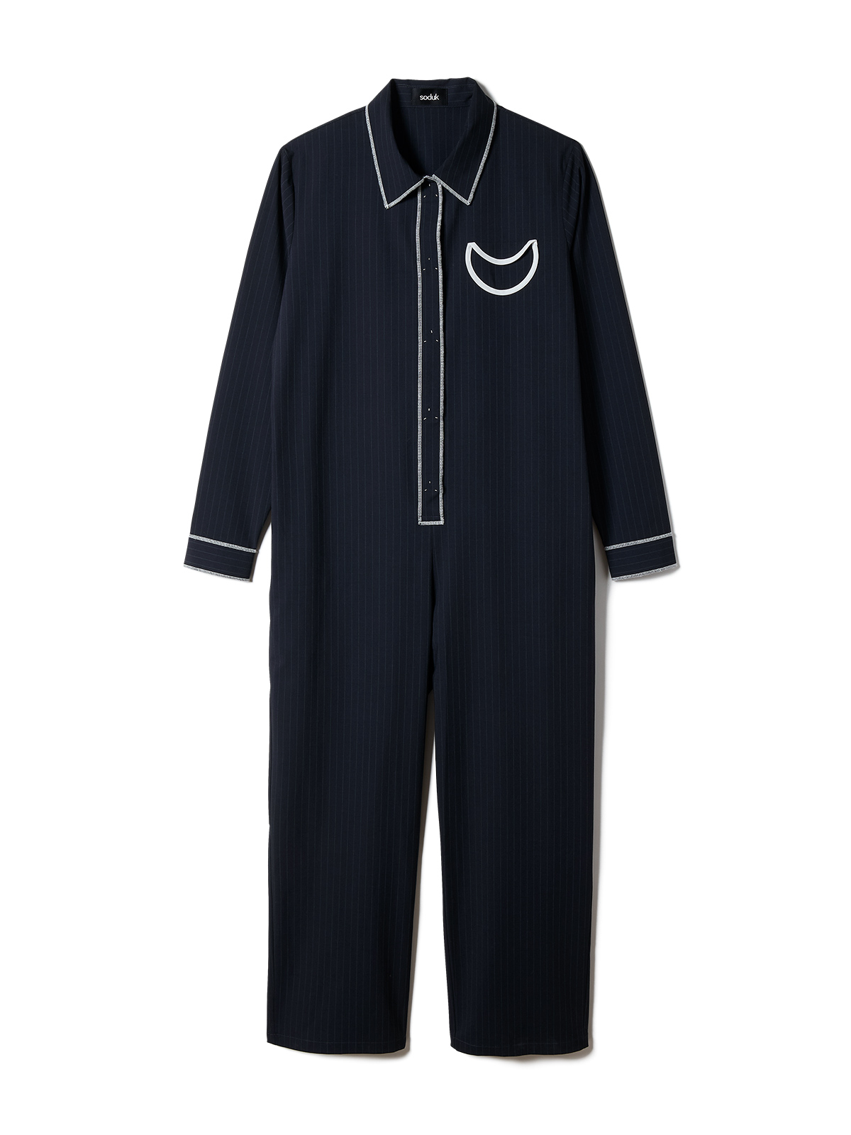 circle pocket jumpsuit 詳細画像 navy 1