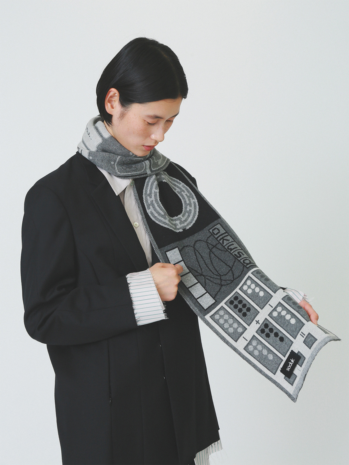 soduk's life scarf 2 詳細画像 gray 5
