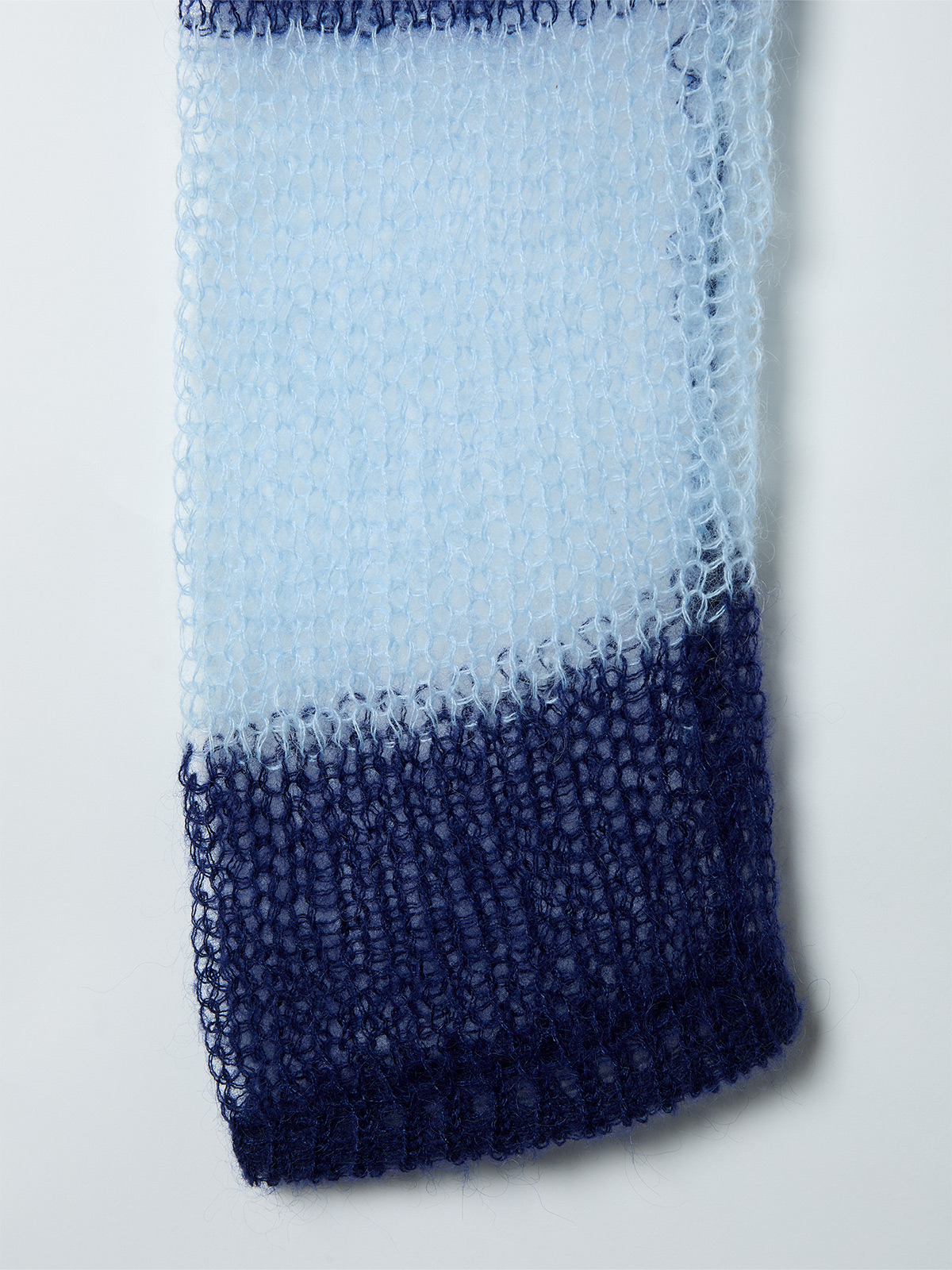 patchwork short knit cardigan 詳細画像 navy 4