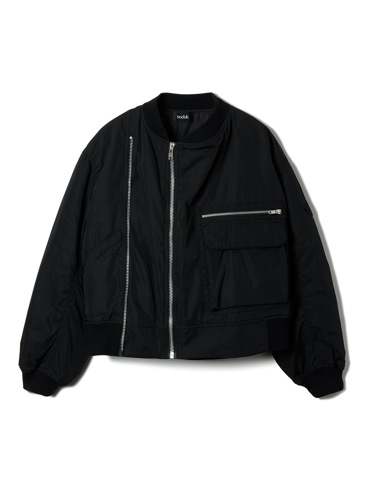 double zip ma-1 jacket