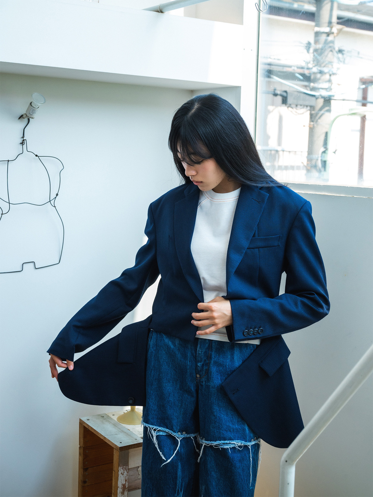 cut cut jacket 詳細画像 navy 2