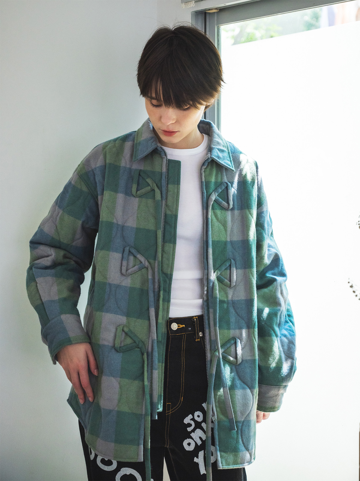 puffy ribbon jacket
