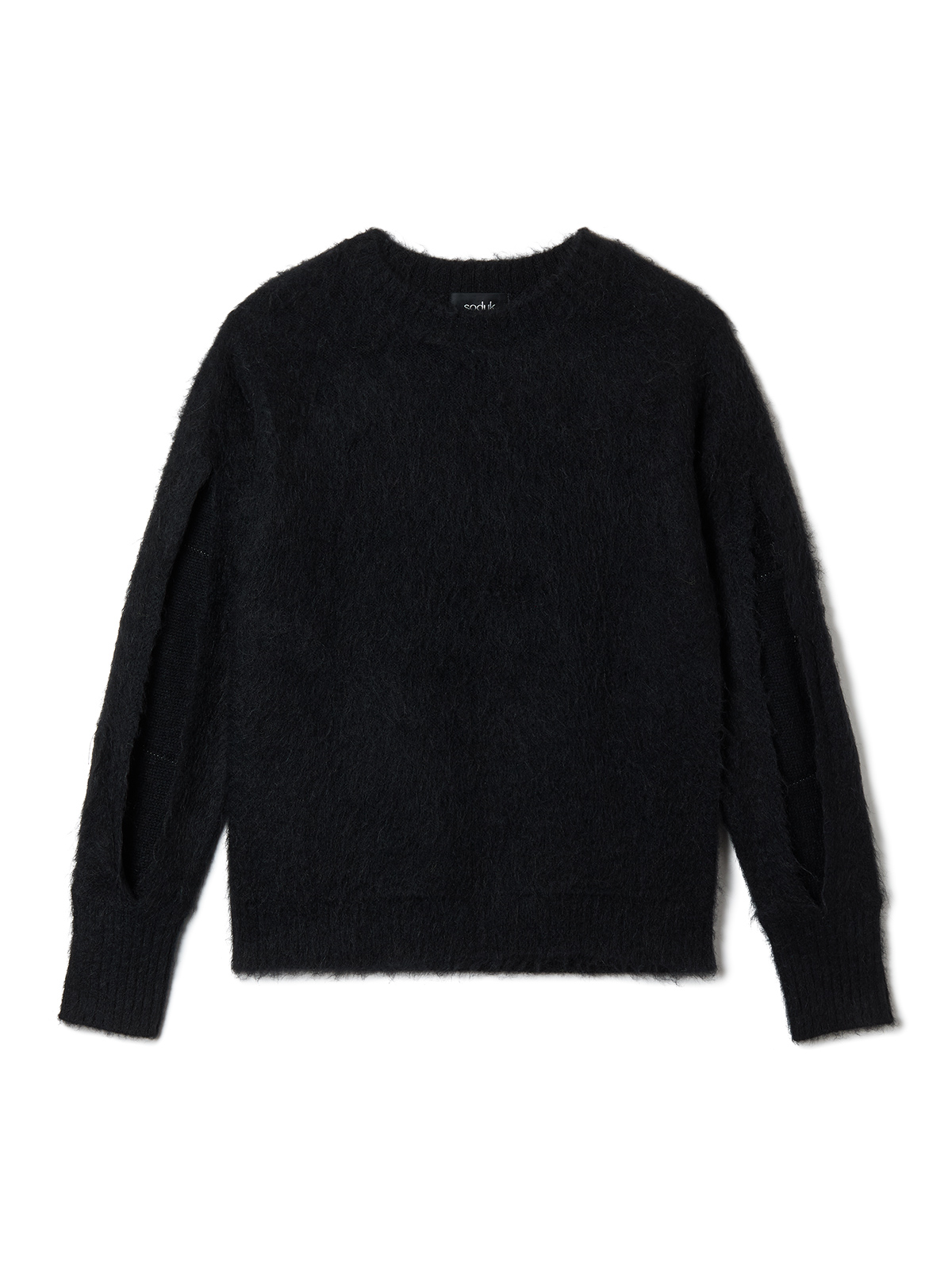 holes knit sweater