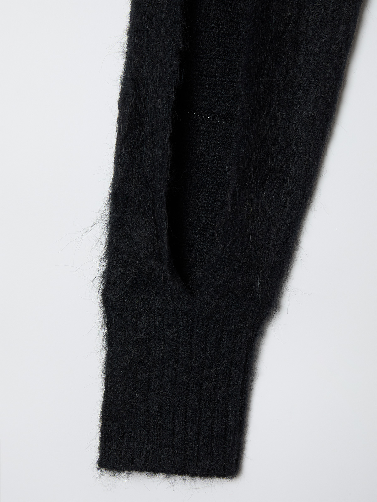 holes knit sweater 詳細画像 black 4