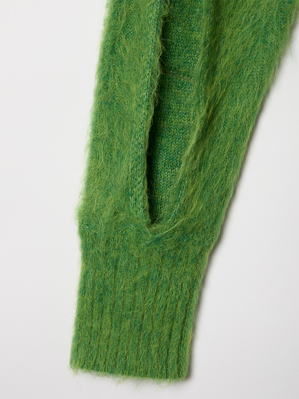 holes knit sweater 詳細画像 green 4