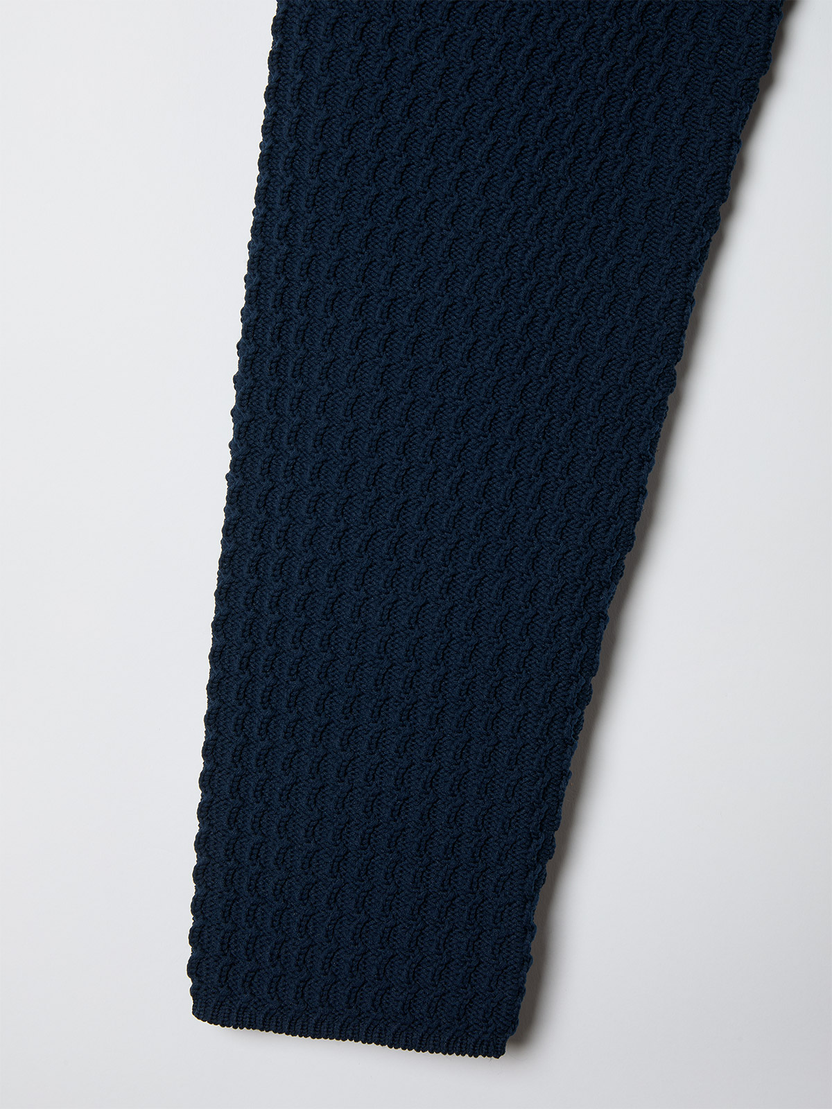 knit polo top 詳細画像 navy 4