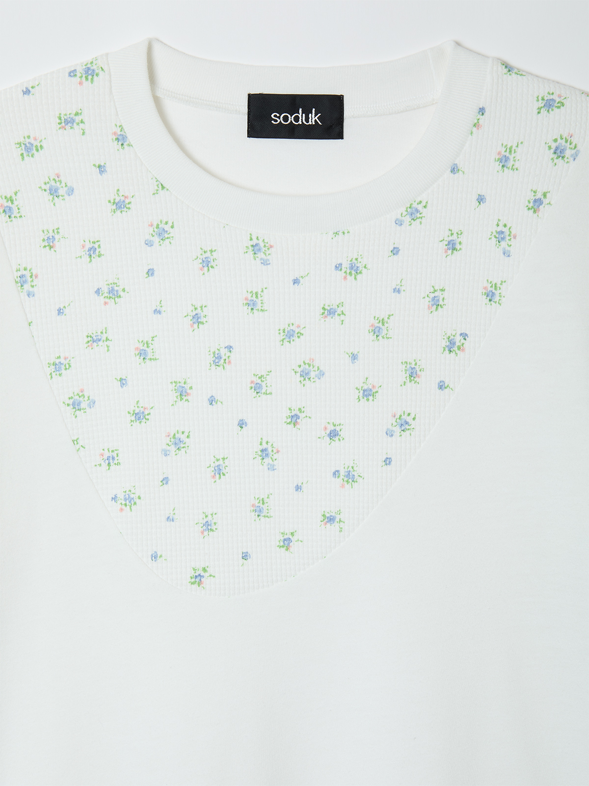flower t-shirt 詳細画像 white 3