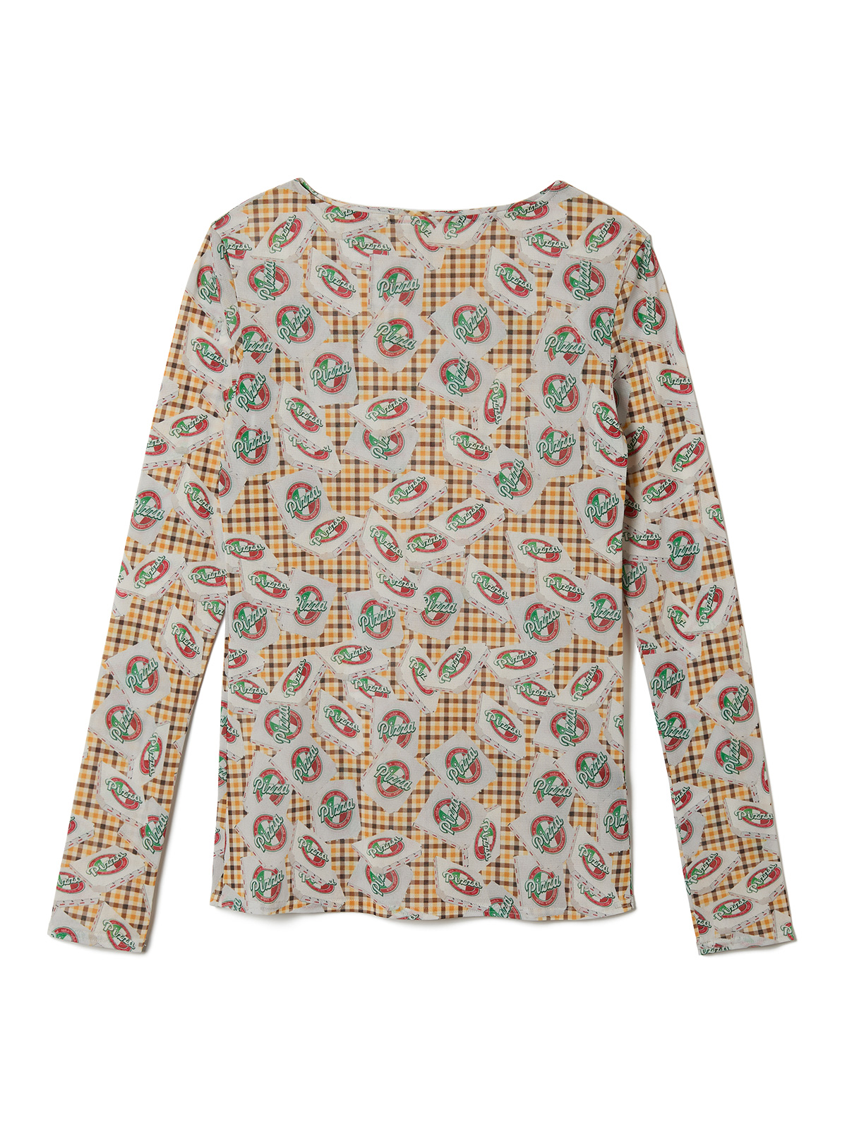 pizza mesh t-shirt