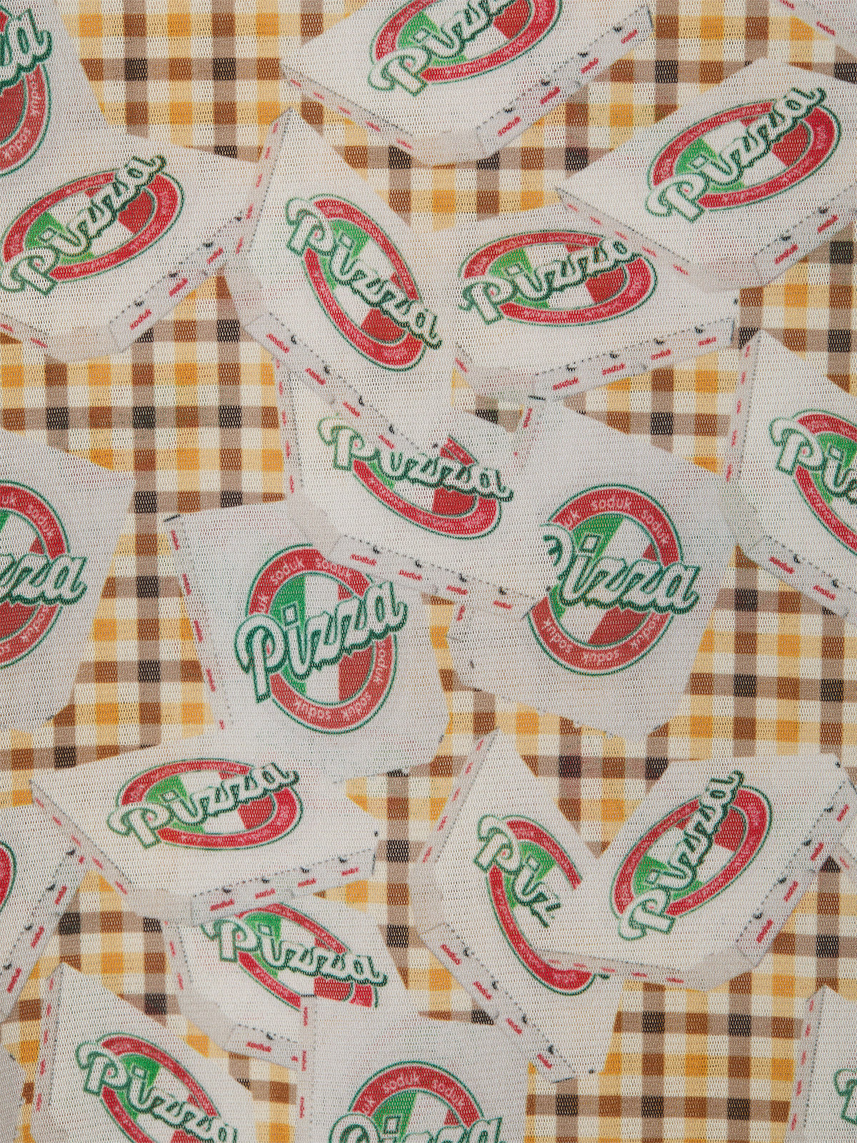 pizza mesh t-shirt 詳細画像 orange 3