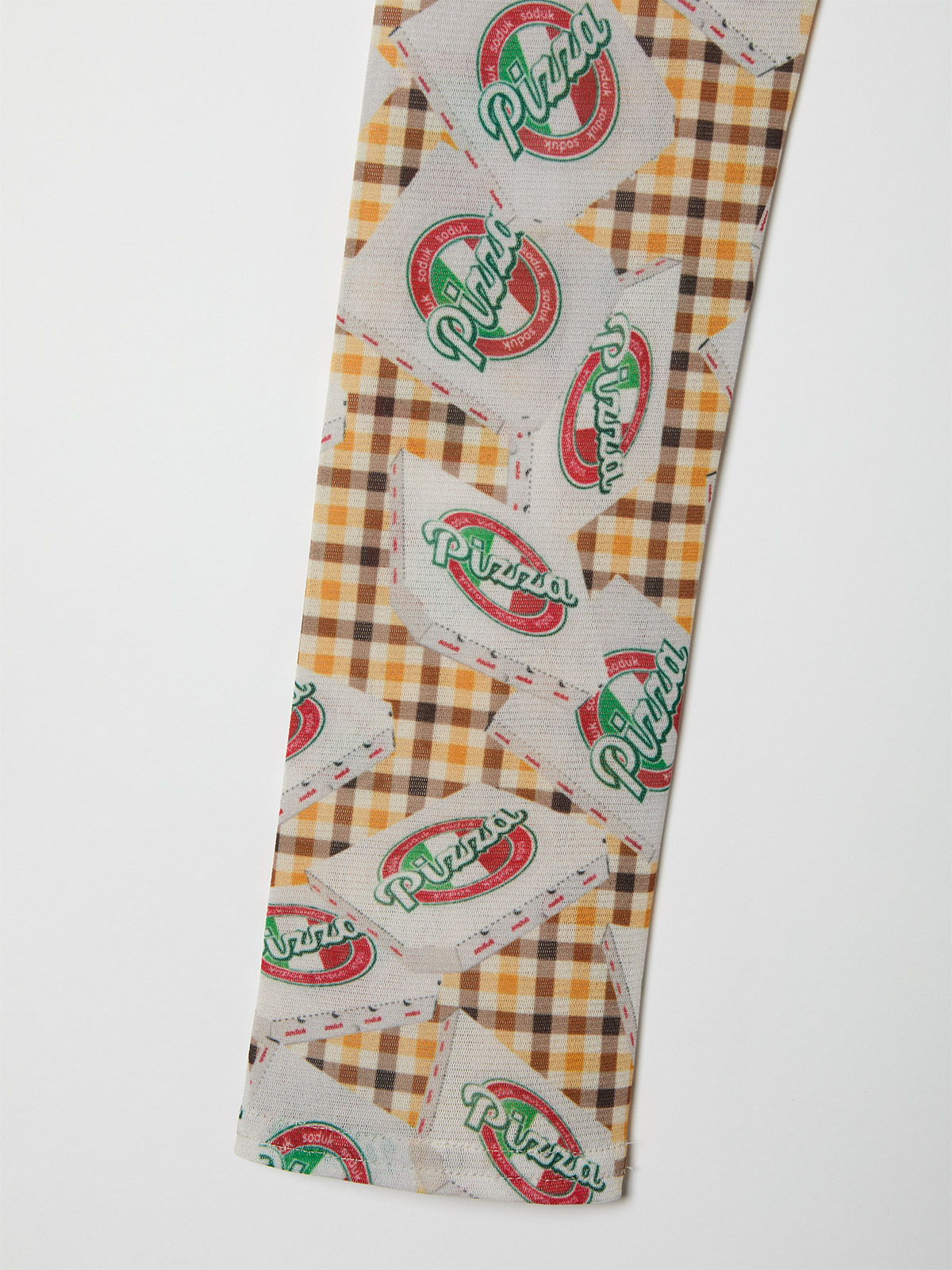 pizza mesh t-shirt 詳細画像 orange 4