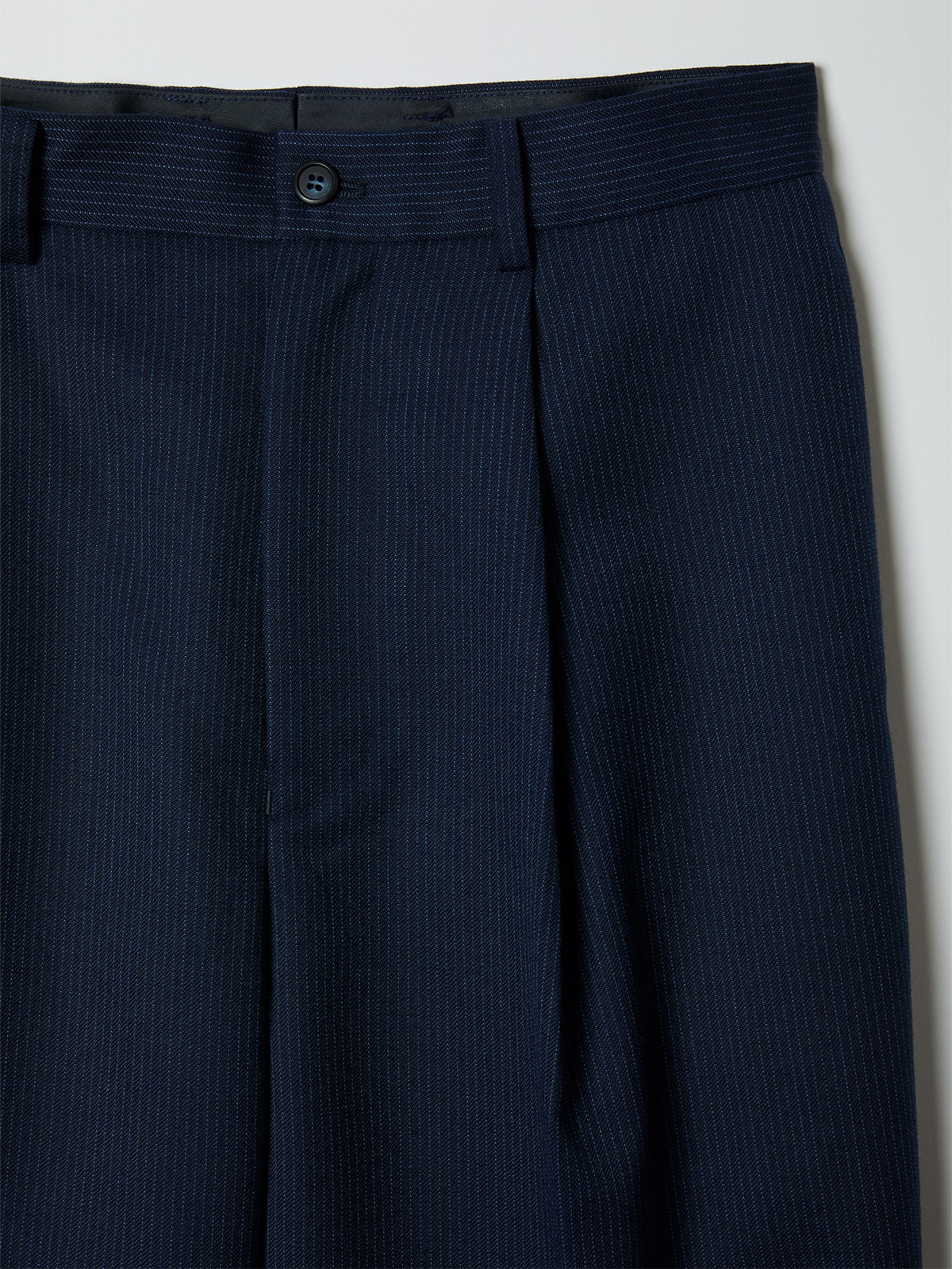 back pleated trousers 詳細画像 navy 3