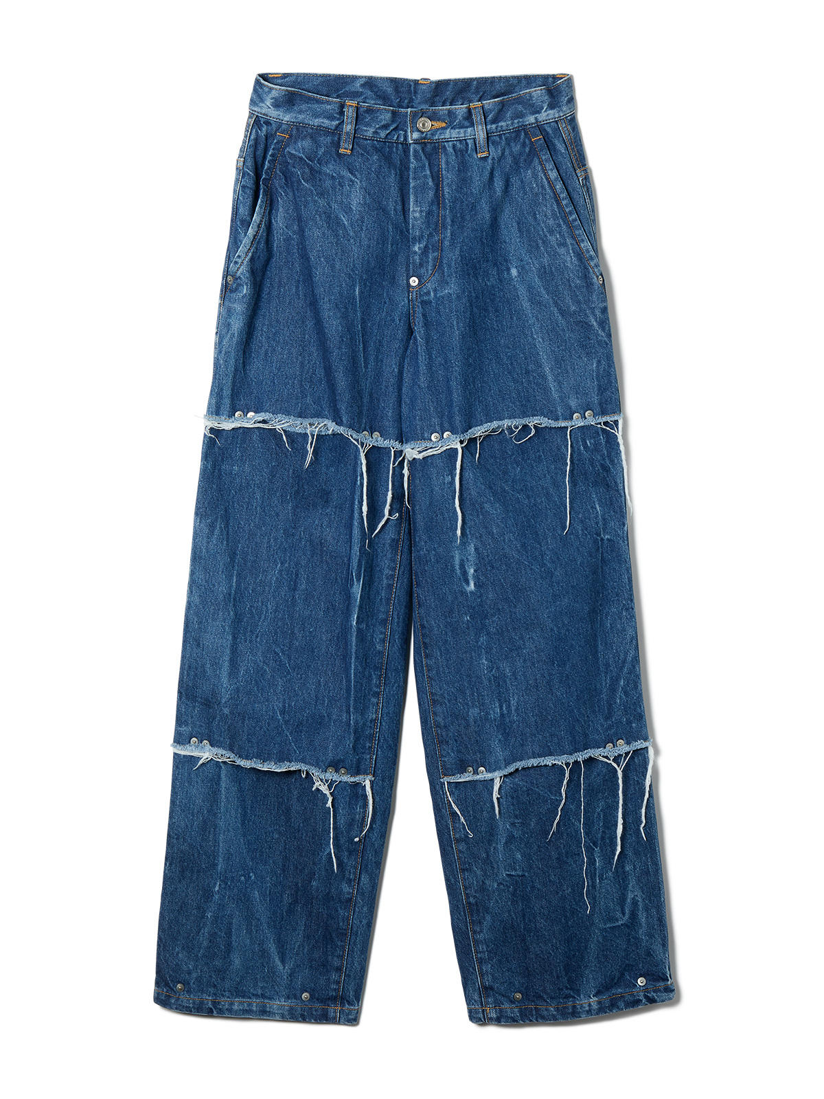 dots work denim trousers 詳細画像 blue 1