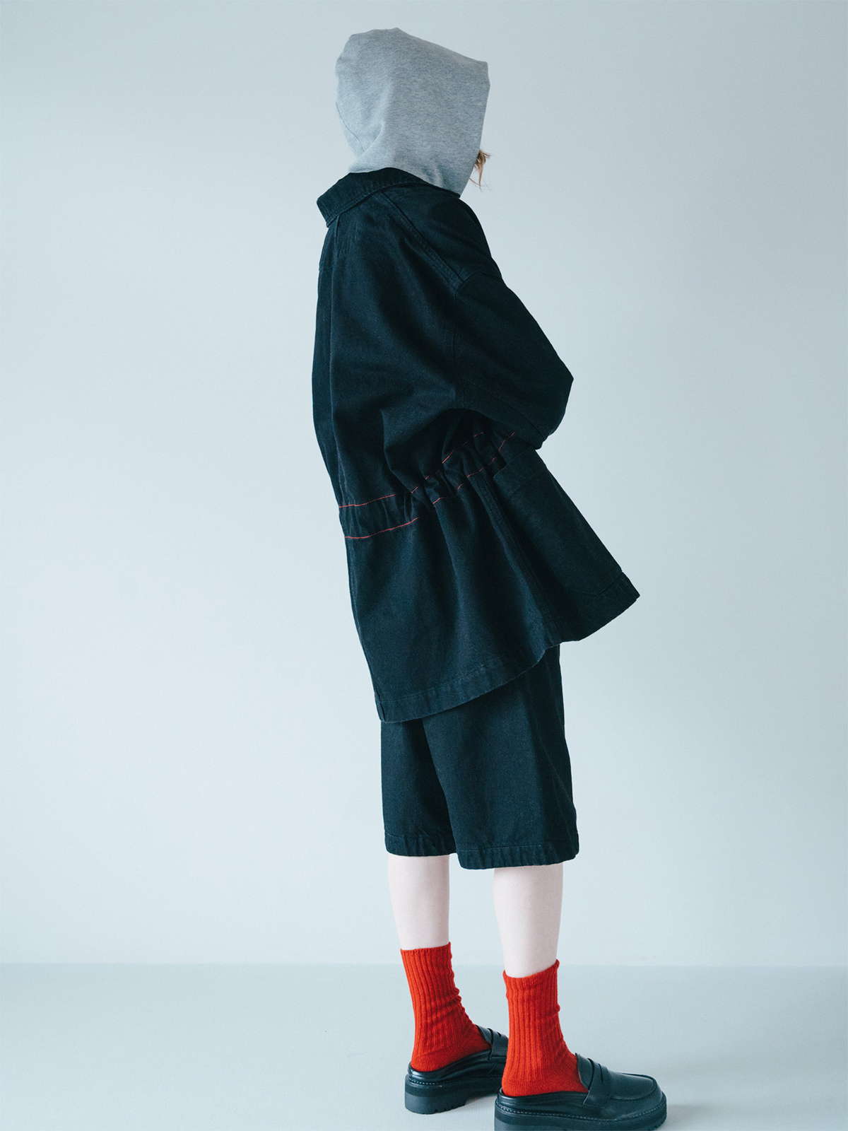 bigger bigger denim jacket 詳細画像 black 3