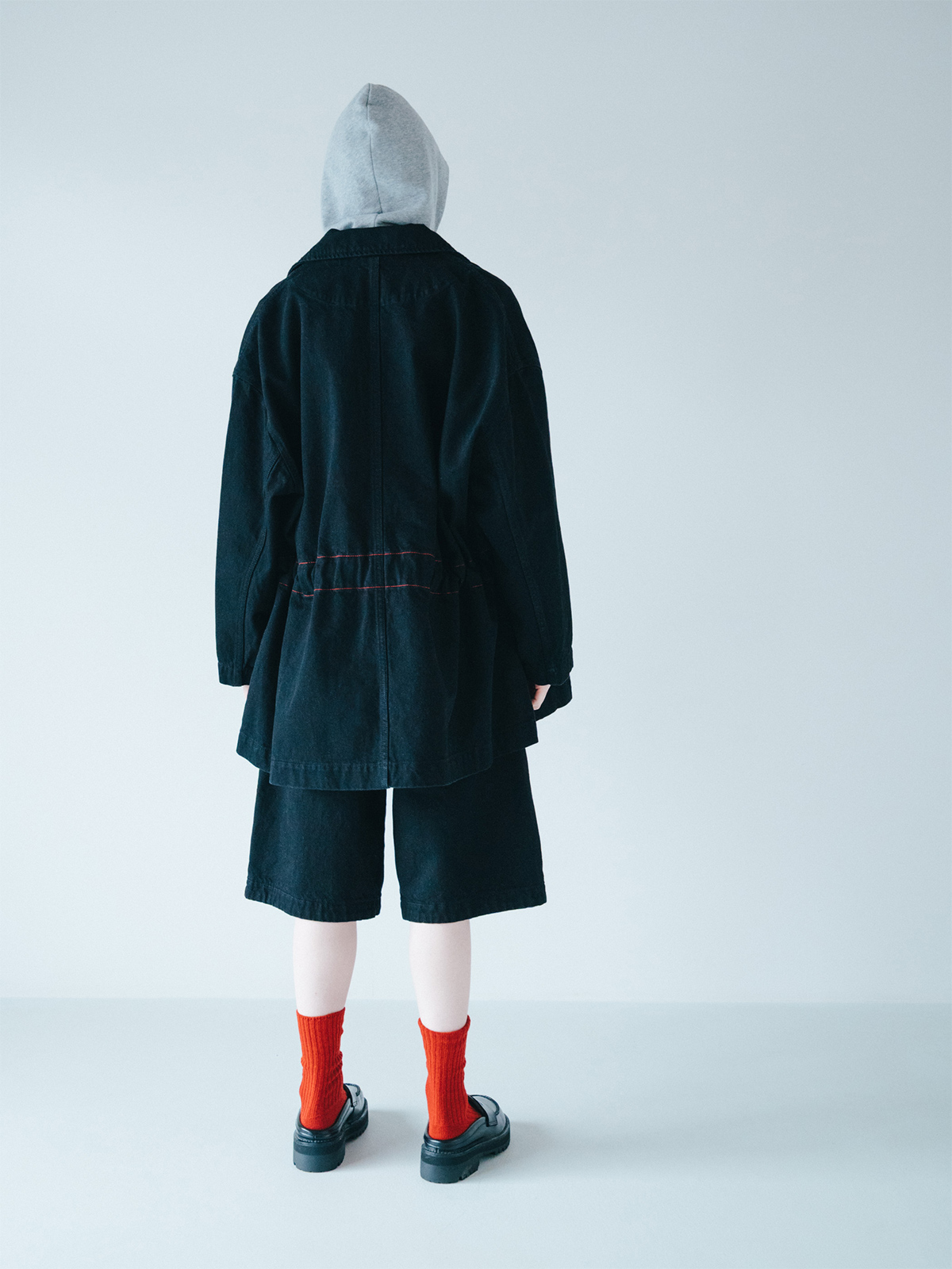 bigger bigger denim jacket 詳細画像 black 4