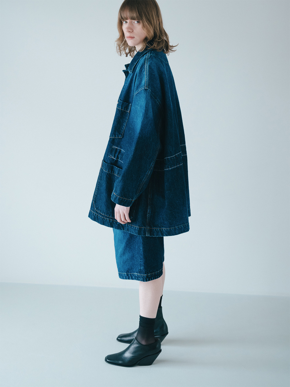 bigger bigger denim jacket 詳細画像 indigo 5