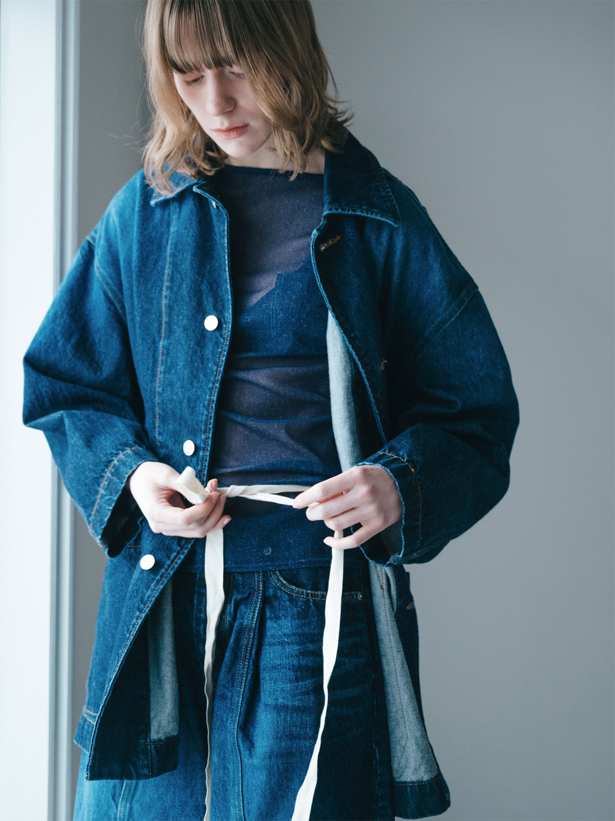 bigger bigger denim jacket 詳細画像 indigo 6