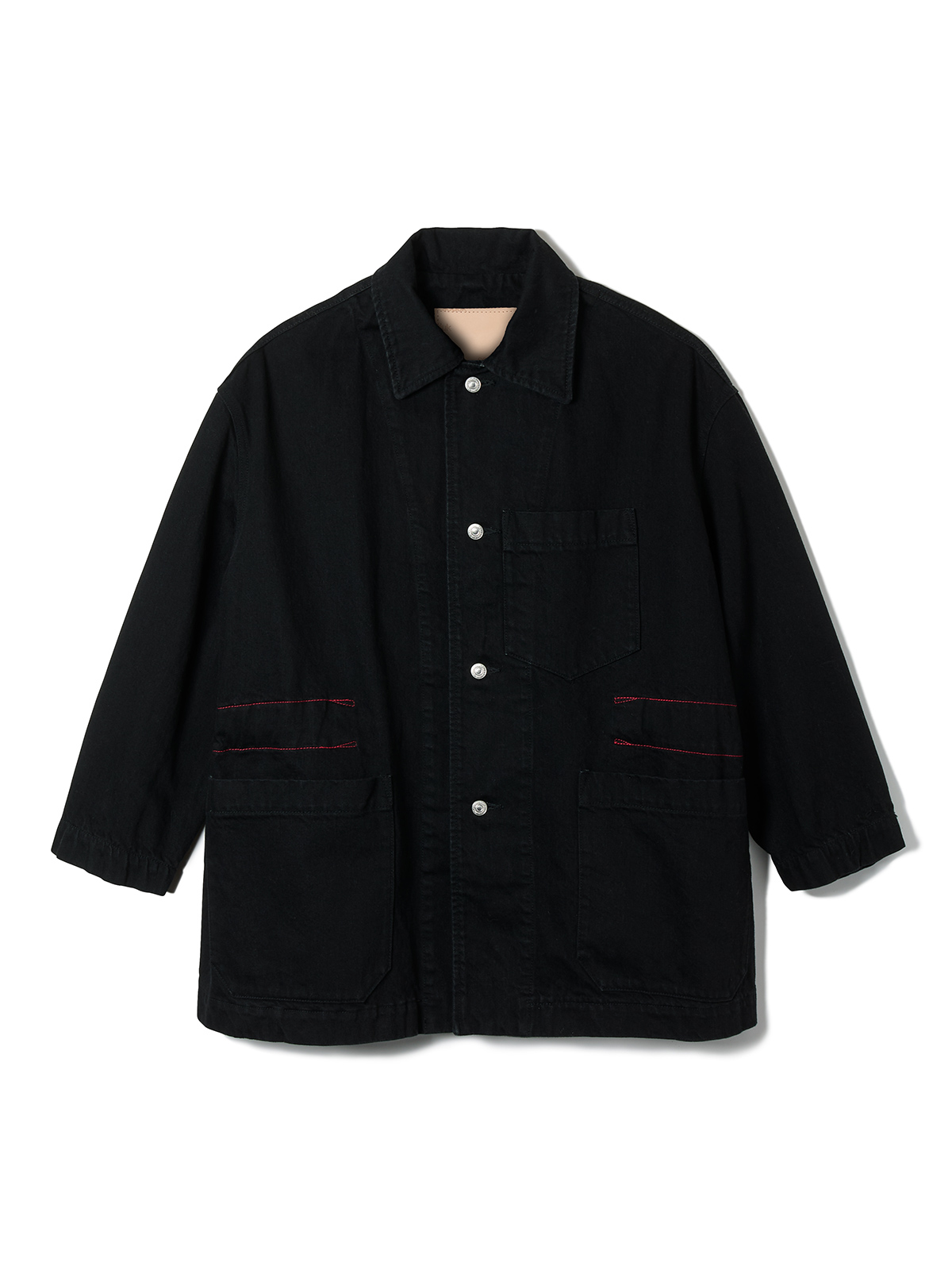 bigger bigger denim jacket 詳細画像 black 1