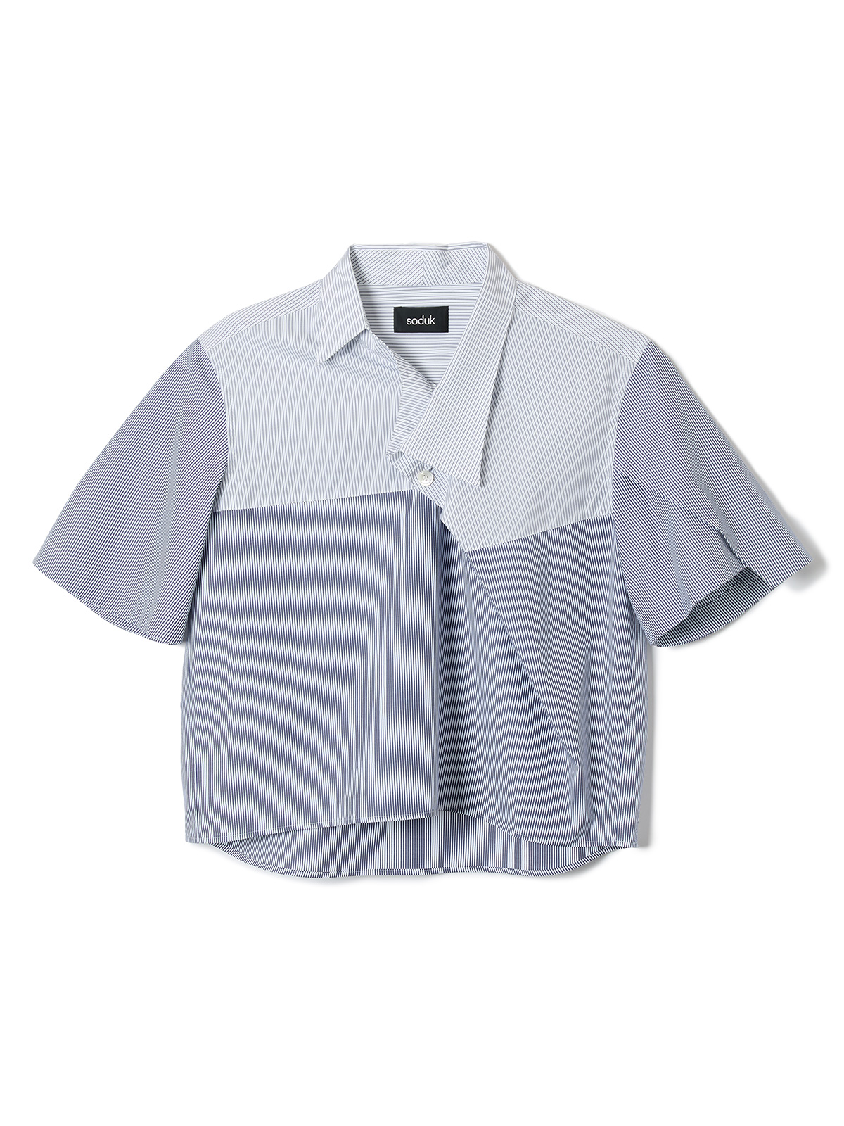 stripe goody shirt 詳細画像 blue 1