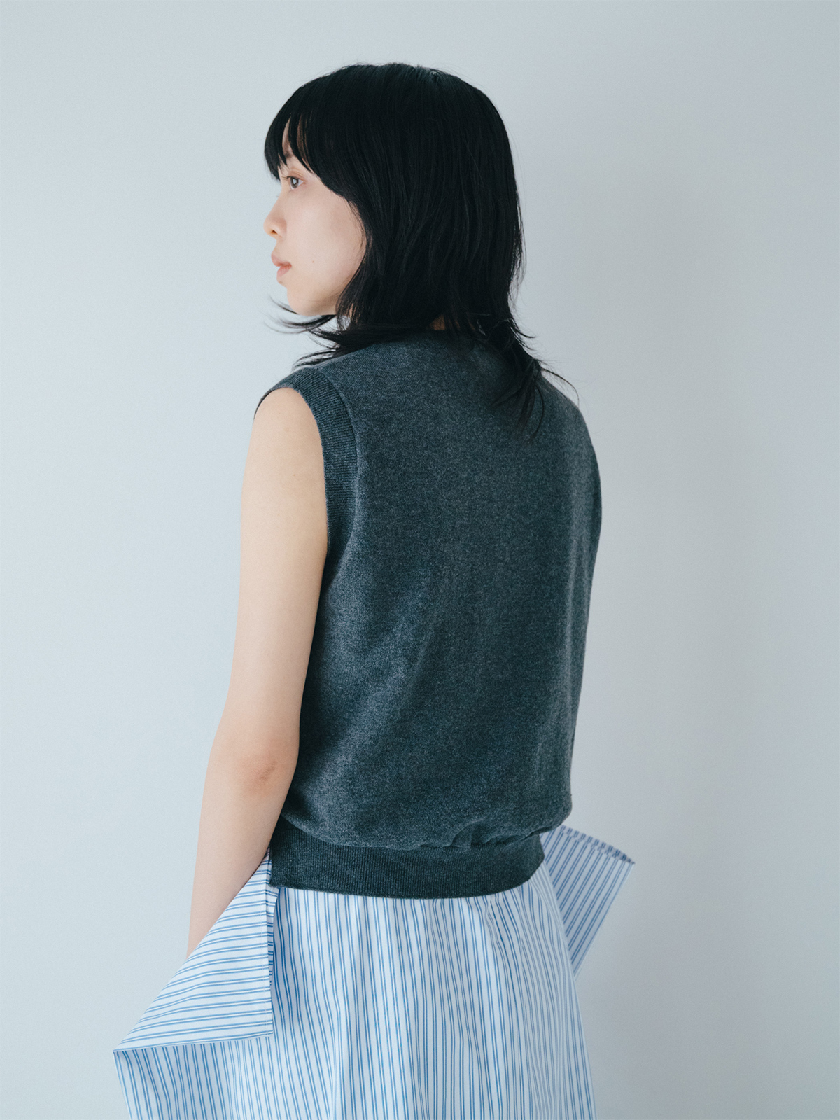 notch notch vest 詳細画像 gray 3