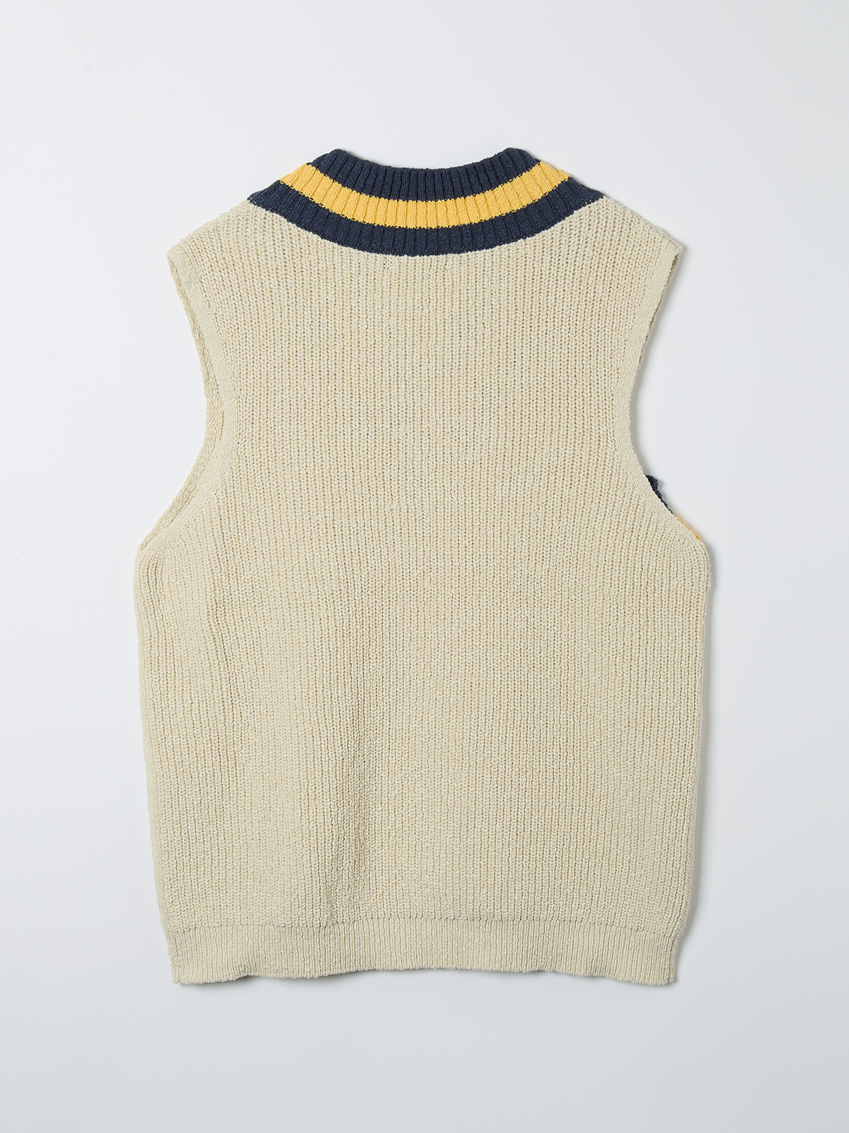 crossing knit vest 詳細画像 ivory 2